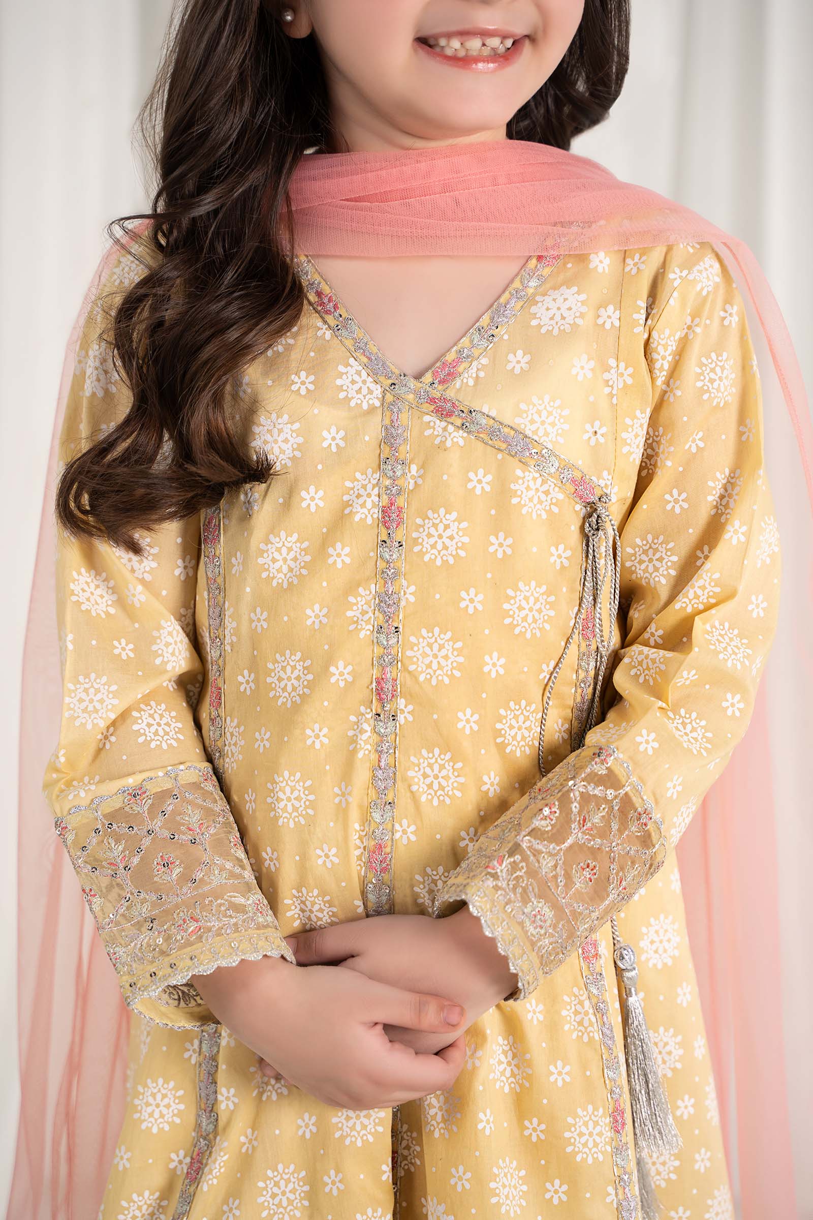 Maria B | 3 Piece Embroidered Lawn Suit | MKD-EF25-09 - House Of Zarish