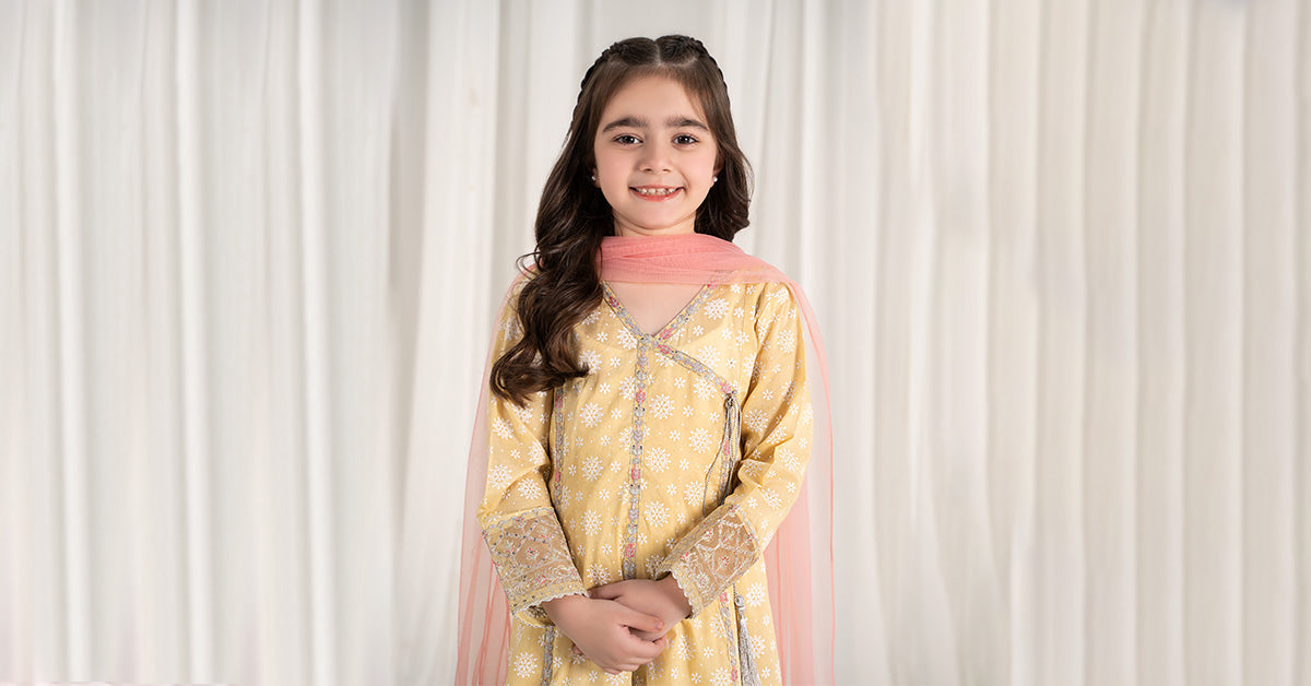Maria B | 3 Piece Embroidered Lawn Suit | MKD-EF25-09 - Libasekhas