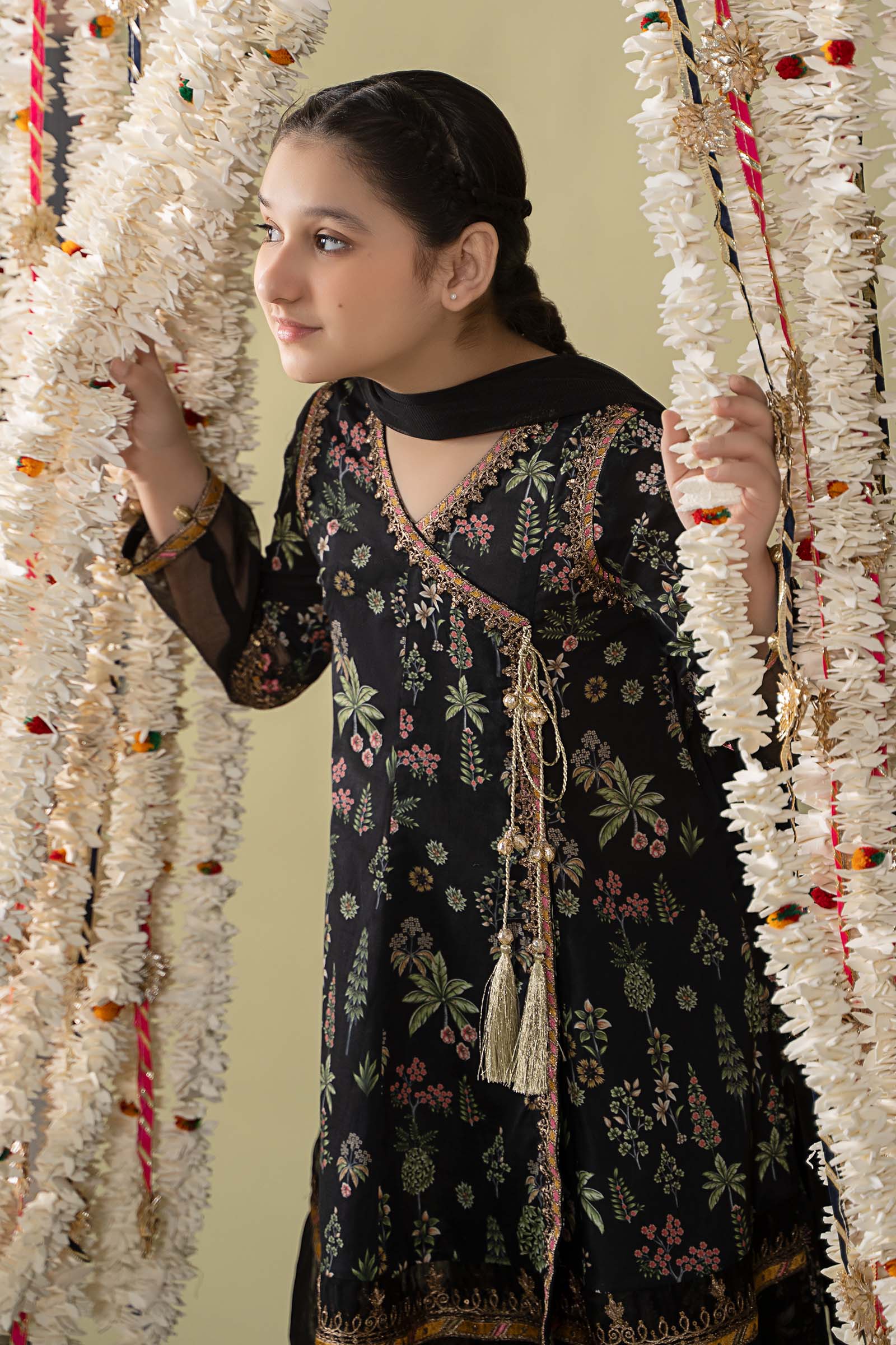 Maria B | 3 Piece Printed Lawn Suit | MKD-EF25-13 - House Of Zarish