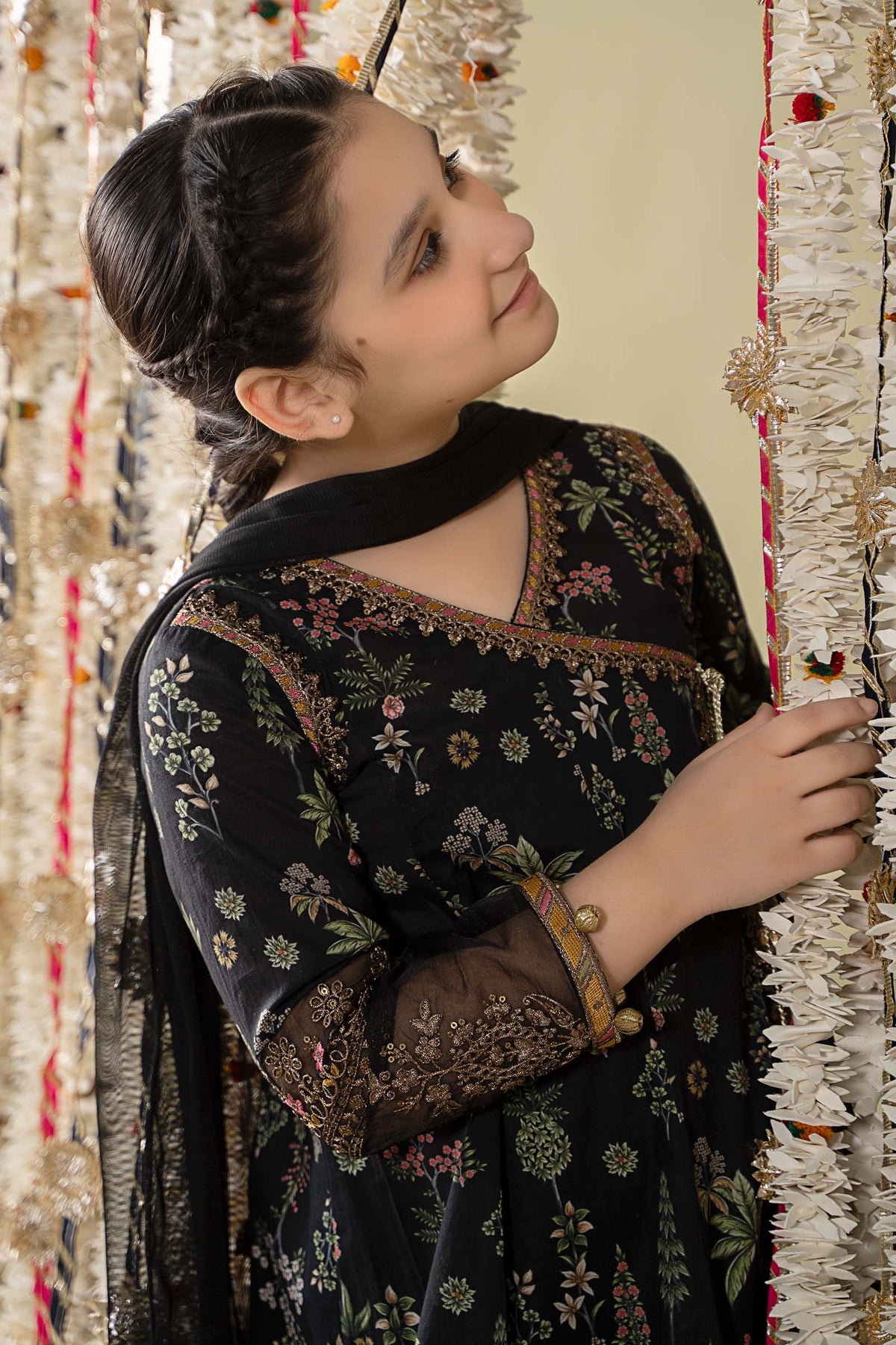 Maria B | 3 Piece Printed Lawn Suit | MKD-EF25-13 - Libasekhas