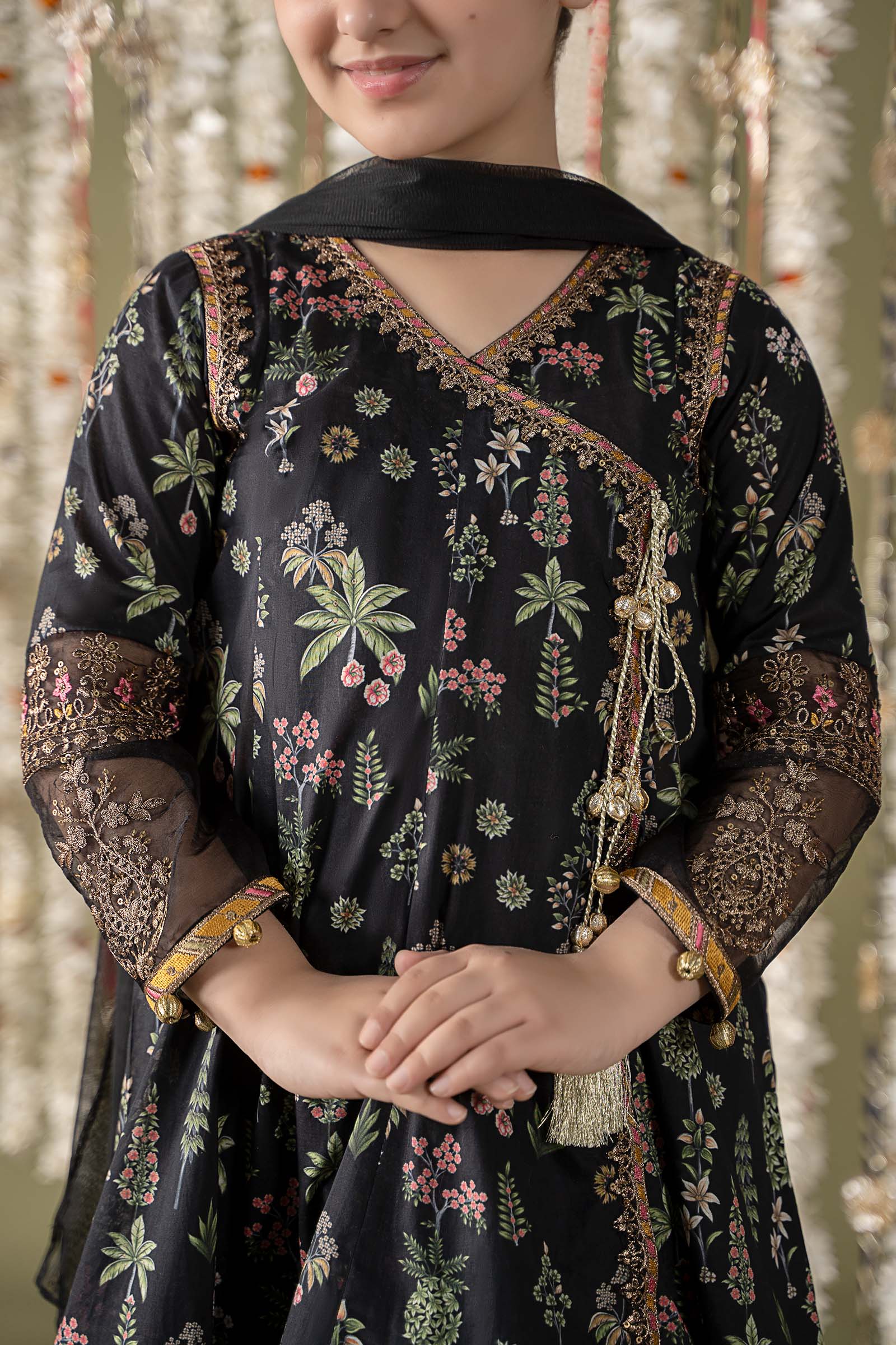 Maria B | 3 Piece Printed Lawn Suit | MKD-EF25-13 - House Of Zarish