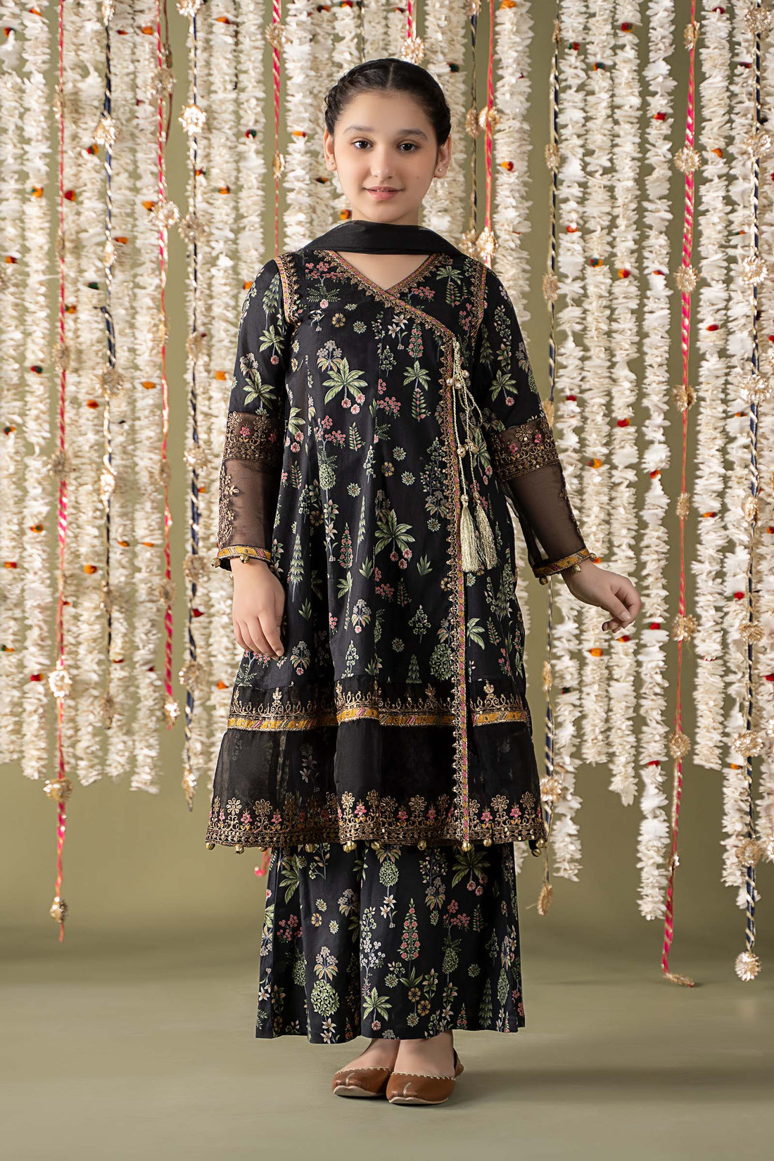 Maria B | 3 Piece Printed Lawn Suit | MKD-EF25-13 - House Of Zarish