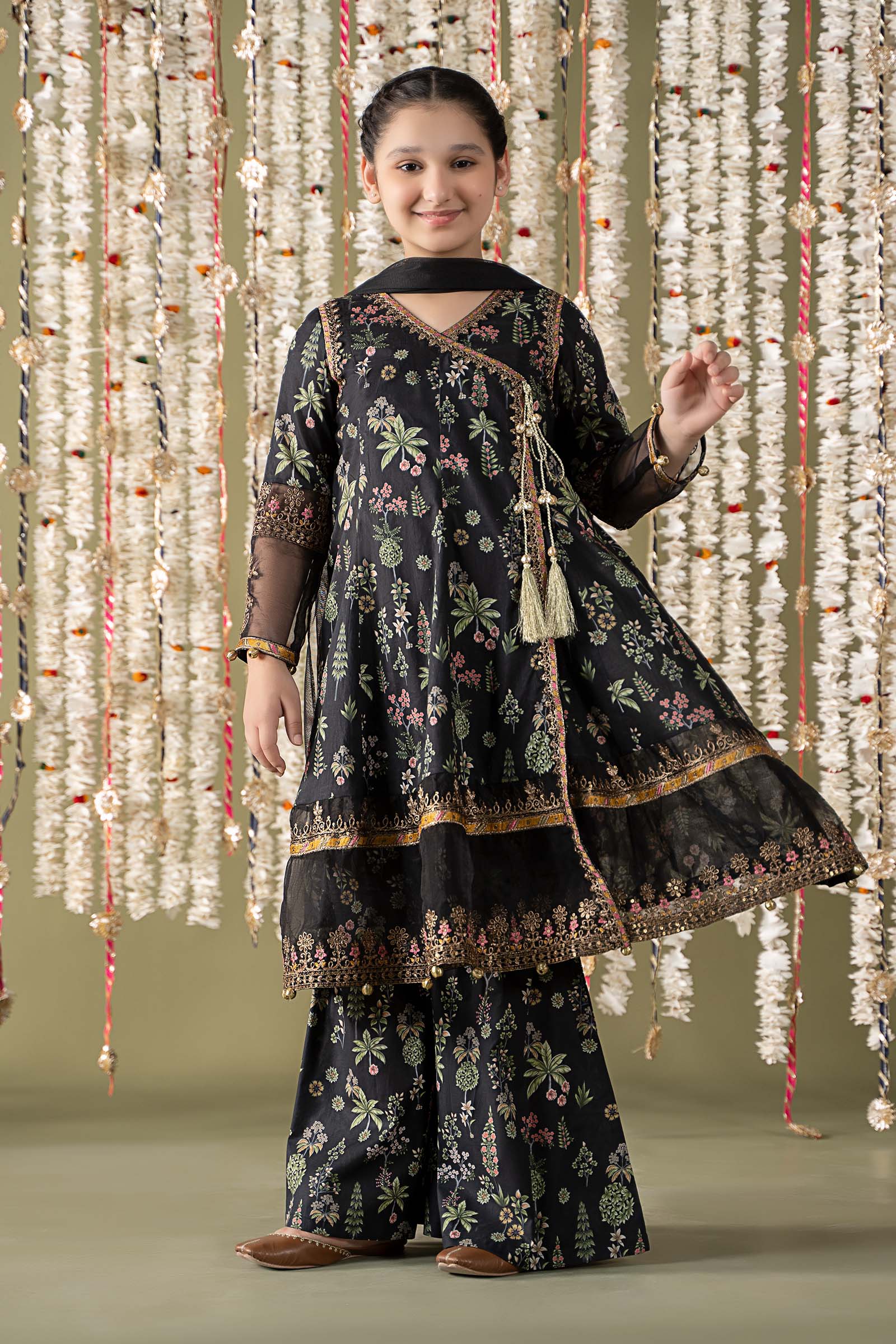 Maria B | 3 Piece Printed Lawn Suit | MKD-EF25-13 - Libasekhas