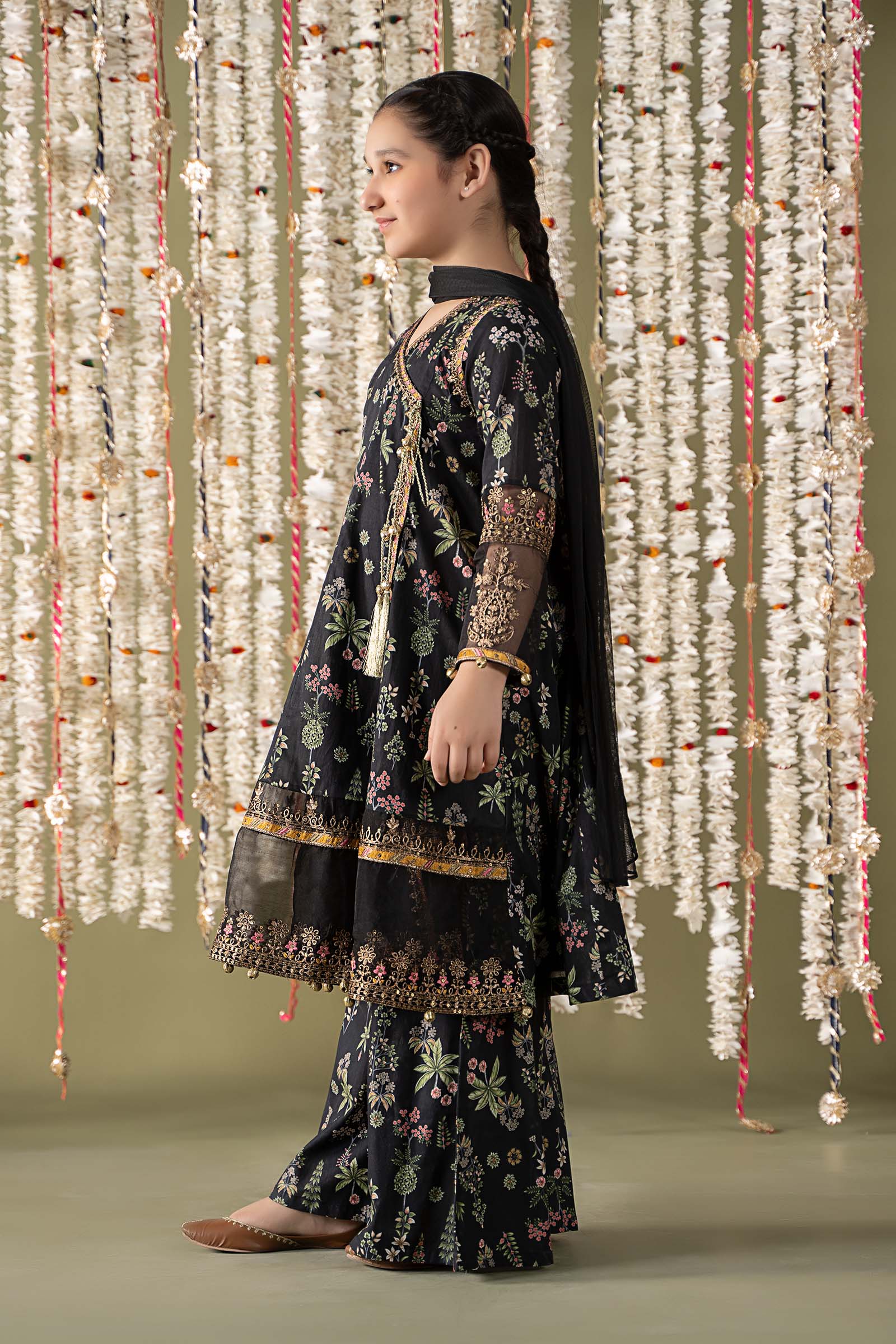 Maria B | 3 Piece Printed Lawn Suit | MKD-EF25-13 - House Of Zarish