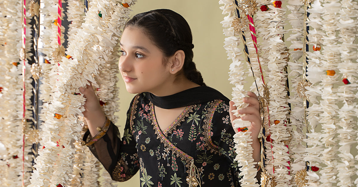 Maria B | 3 Piece Printed Lawn Suit | MKD-EF25-13 - Libasekhas