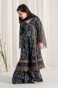 Maria B | 3 Piece Printed Lawn Suit | MKD-EF25-13 - Libasekhas