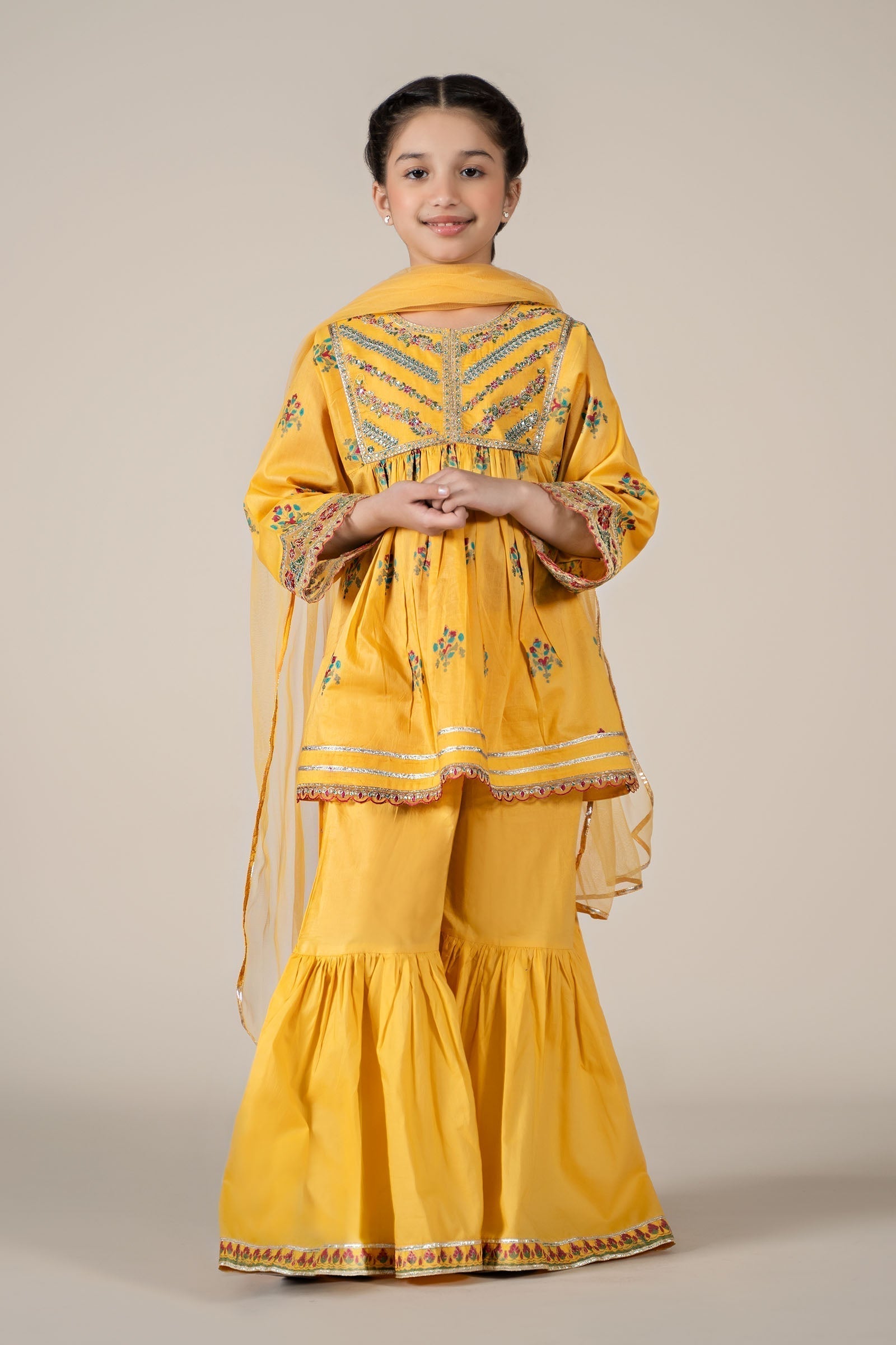 Maria B | 3 Piece Embroidered Lawn Suit | MKD-EF25-15 - House Of Zarish