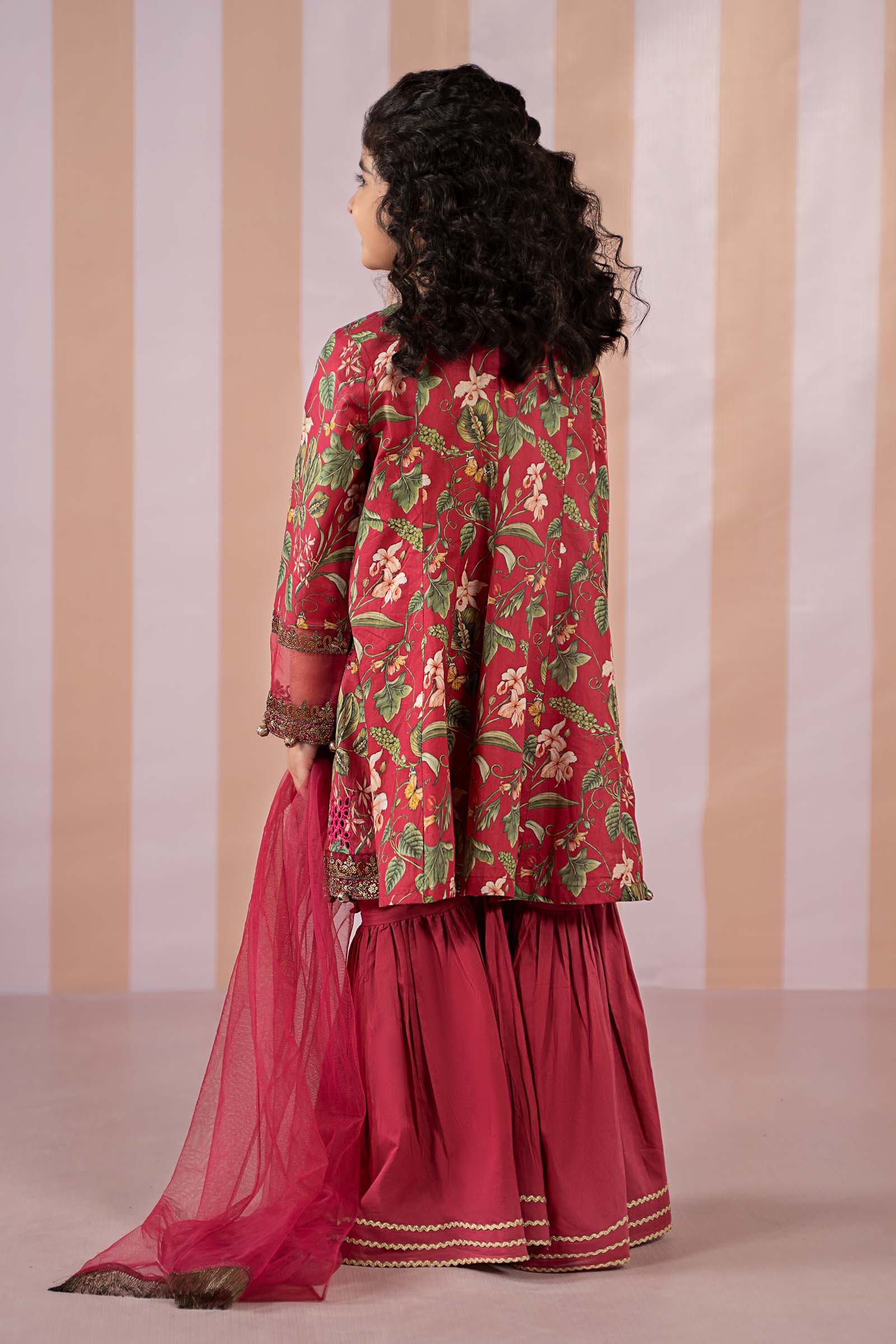 Maria B | 3 Piece Printed Lawn Suit | MKD-EF25-18 - House Of Zarish