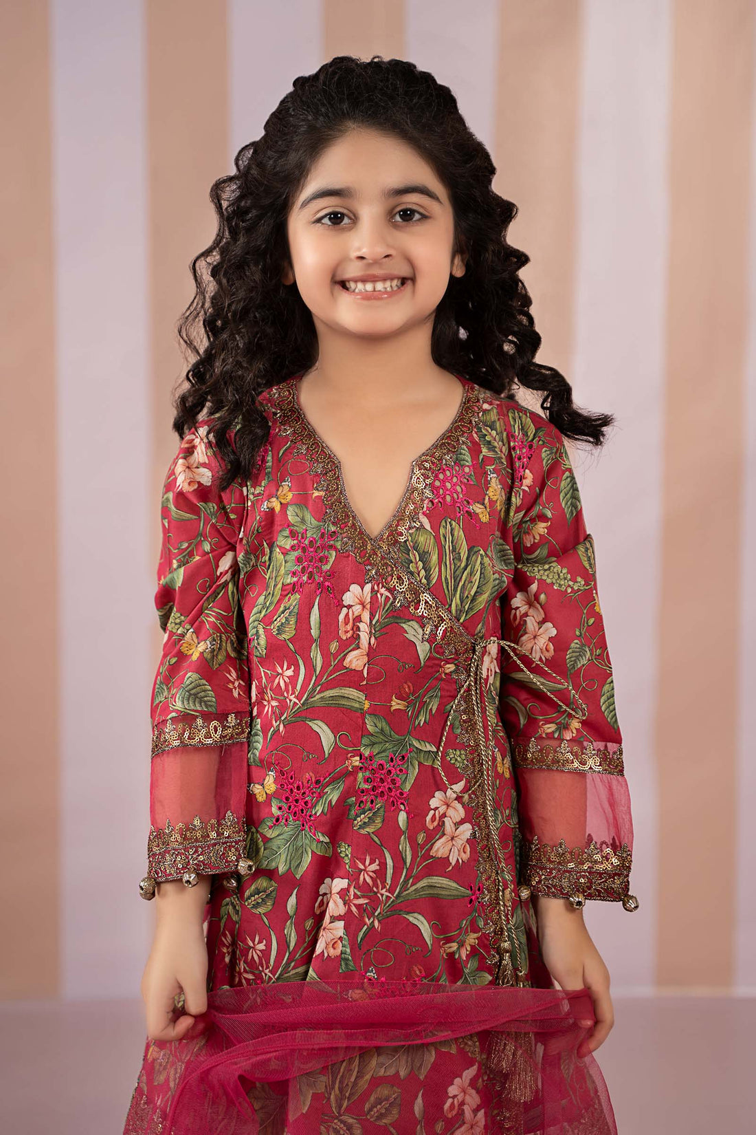 Maria B | 3 Piece Printed Lawn Suit | MKD-EF25-18 - House Of Zarish