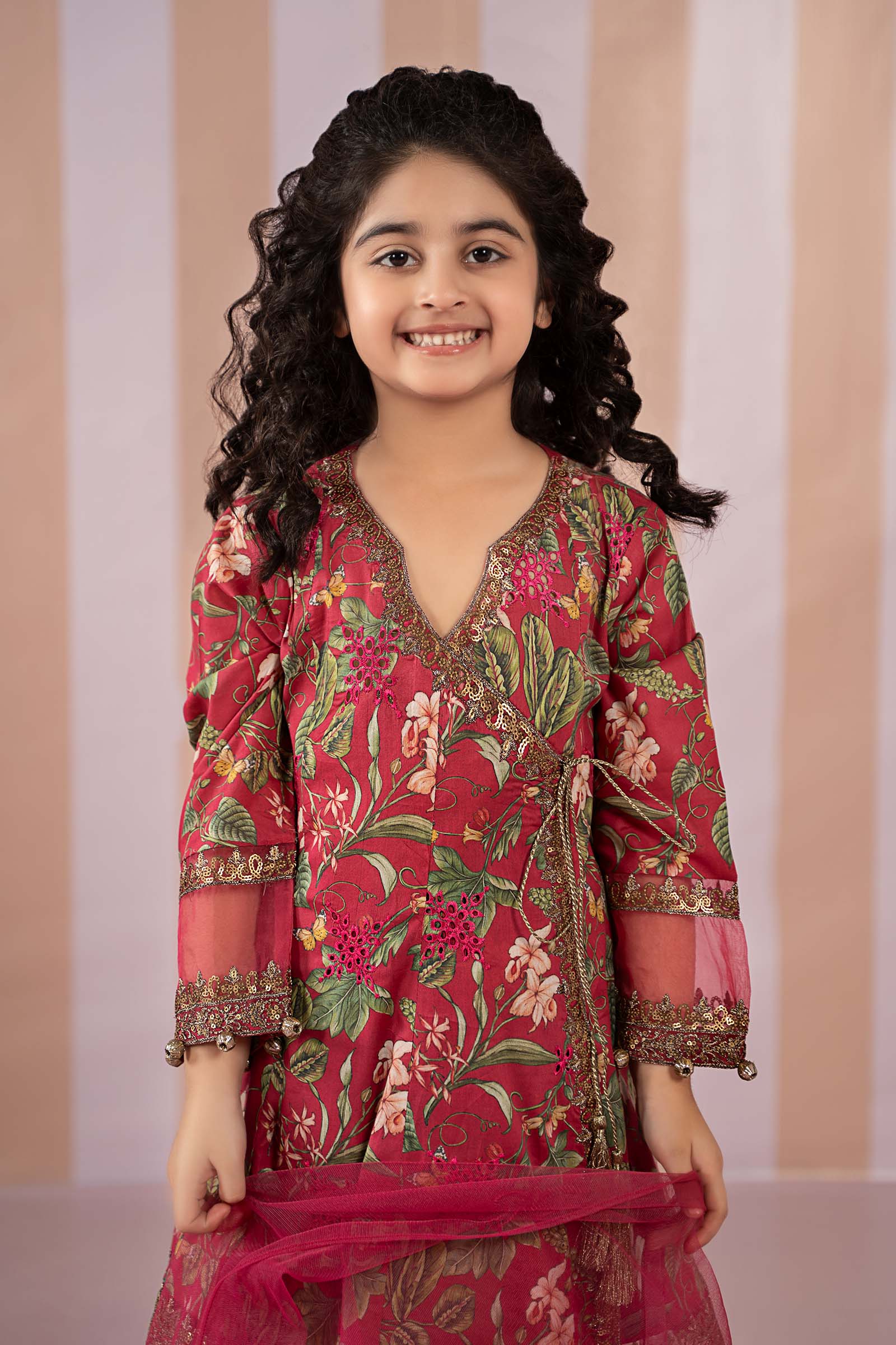Maria B | 3 Piece Printed Lawn Suit | MKD-EF25-18 - House Of Zarish