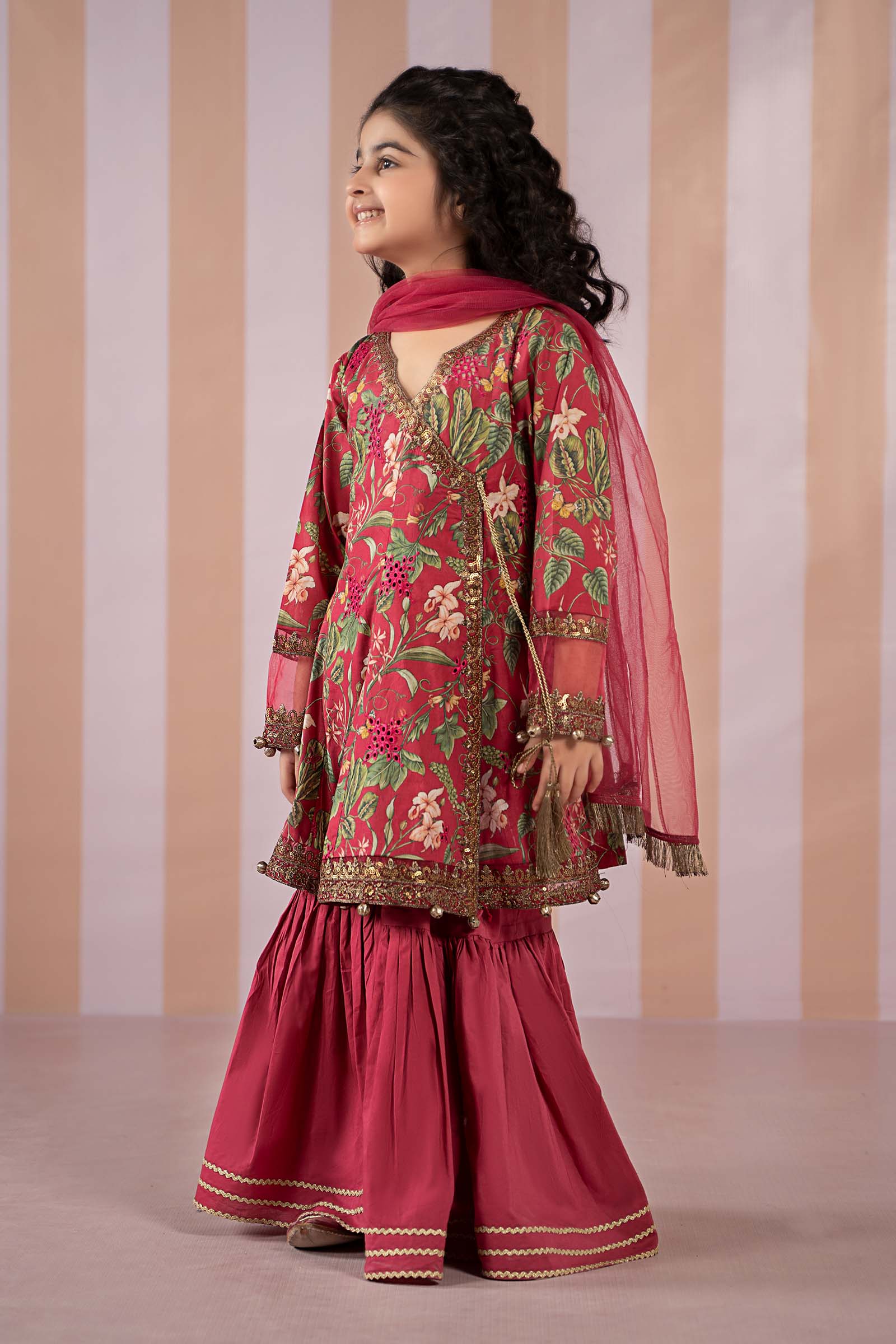 Maria B | 3 Piece Printed Lawn Suit | MKD-EF25-18 - House Of Zarish