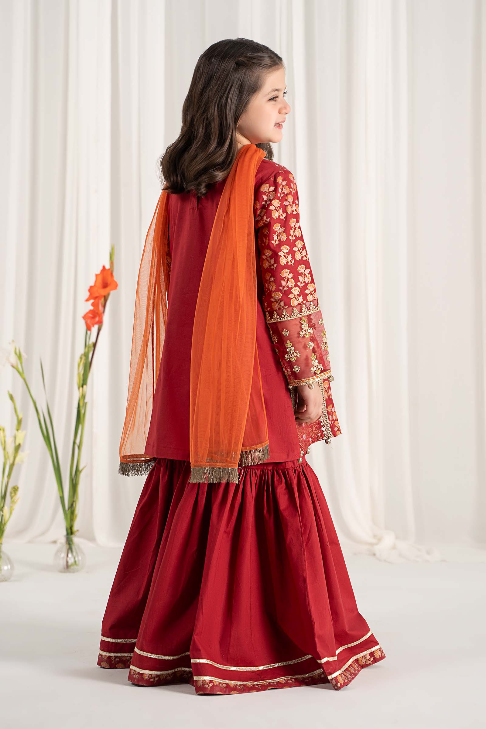 Maria B | 3 Piece Embroidered Lawn Suit | MKD-EF25-23 - Libasekhas