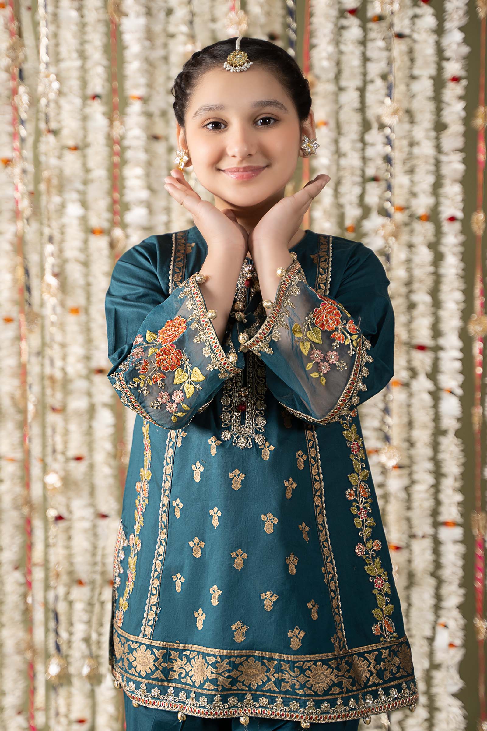 Maria B | 3 Piece Embroidered Lawn Suit | MKD-EF25-24 - Libasekhas