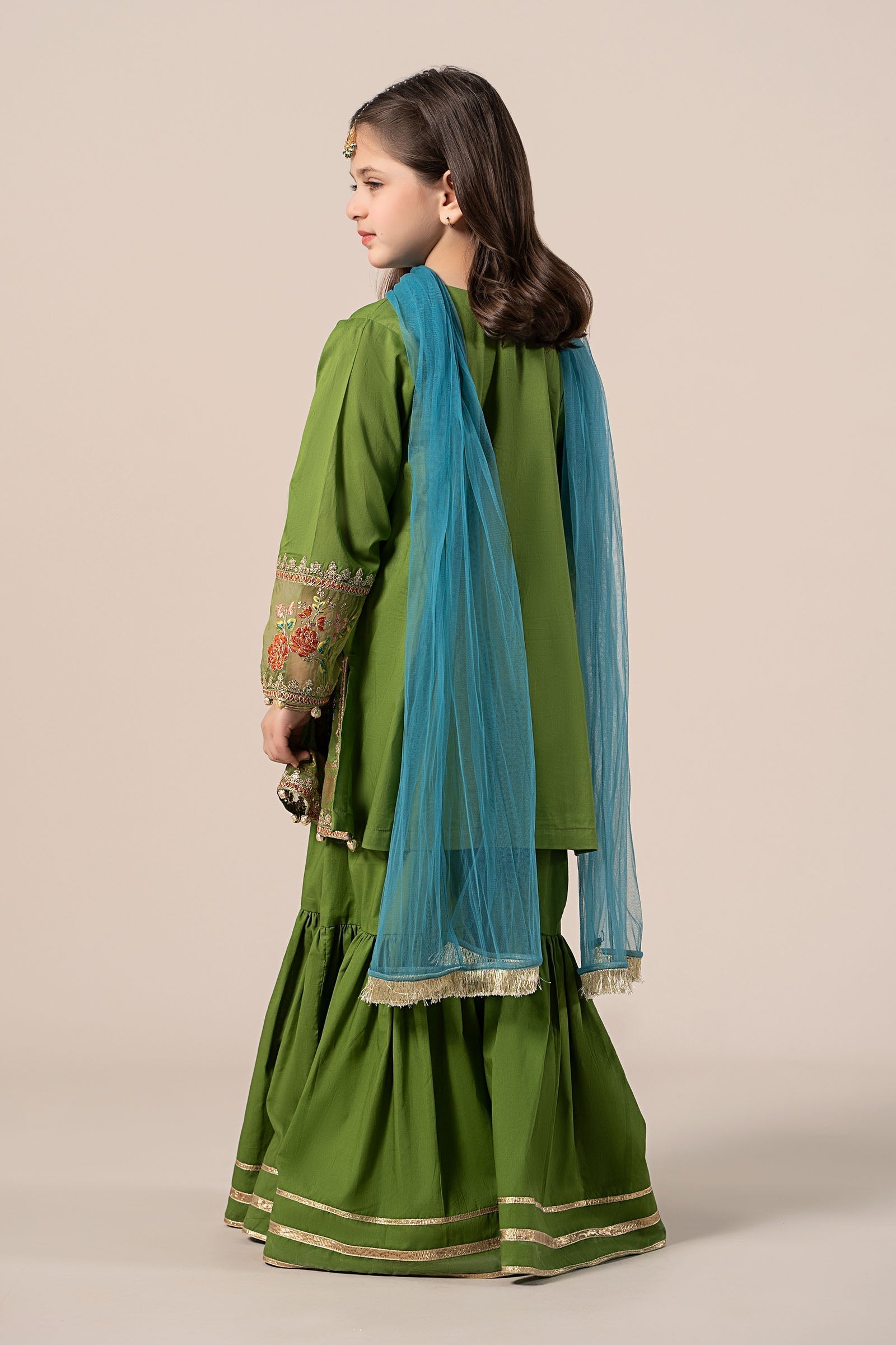 Maria B | 3 Piece Embroidered Lawn Suit | MKD-EF25-24 - House Of Zarish