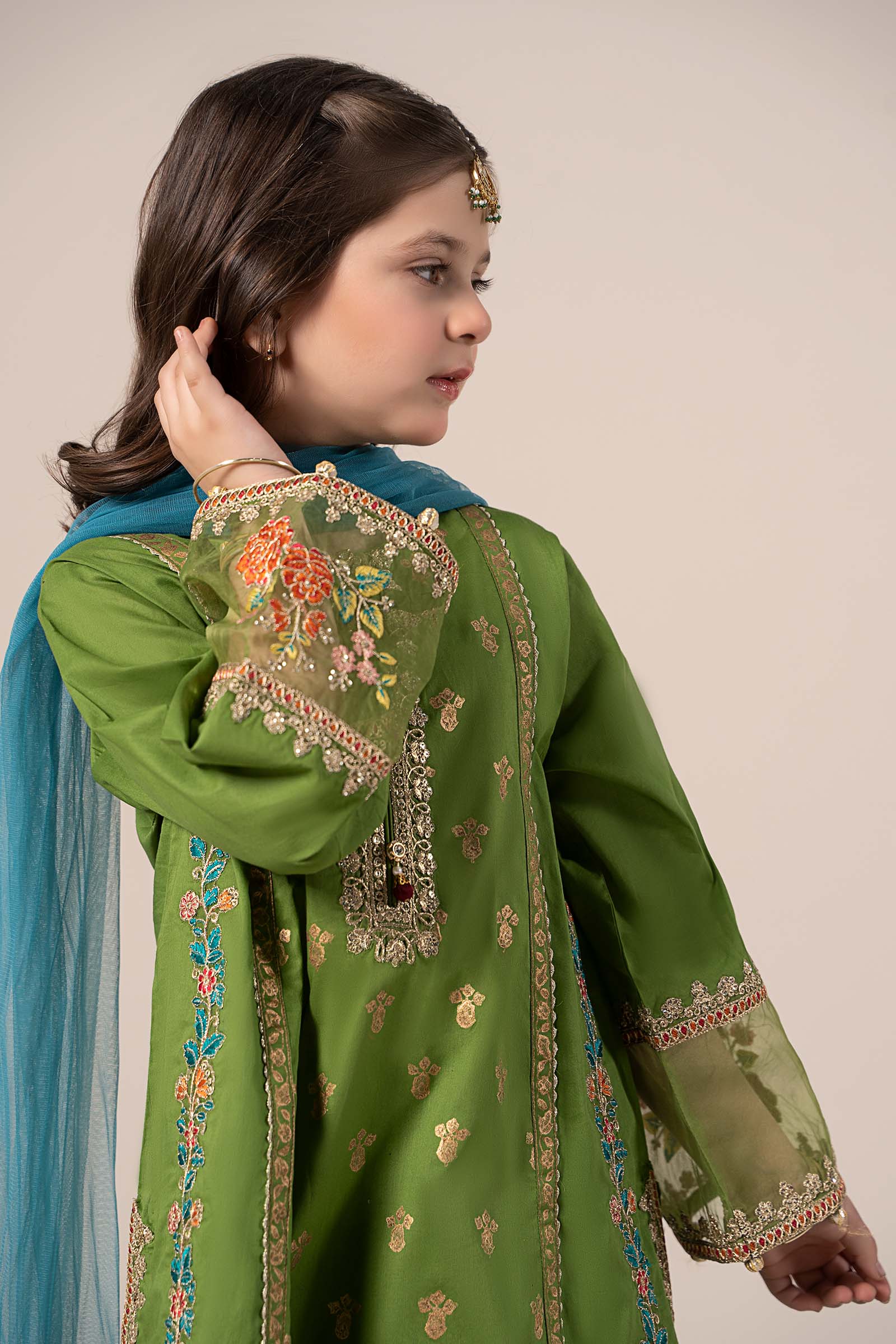 Maria B | 3 Piece Embroidered Lawn Suit | MKD-EF25-24 - House Of Zarish