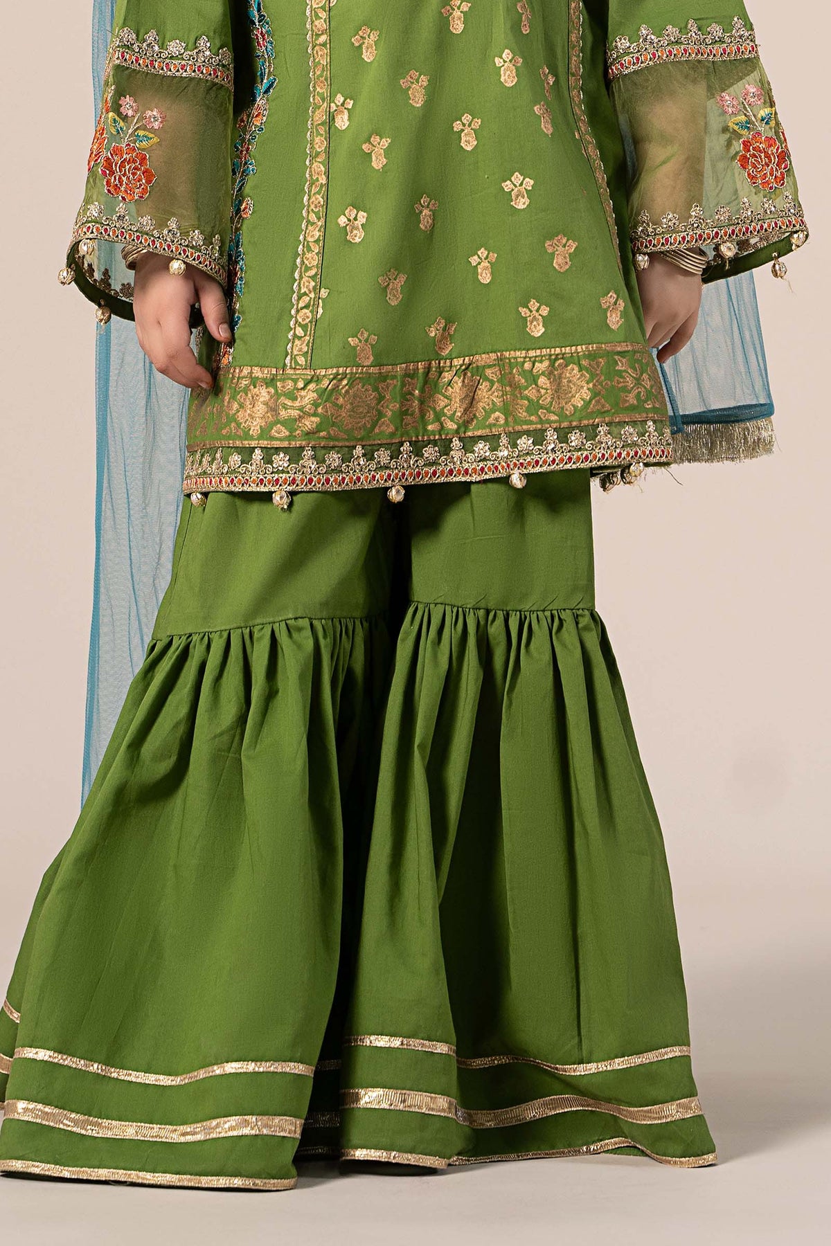 Maria B | 3 Piece Embroidered Lawn Suit | MKD-EF25-24 - Libasekhas