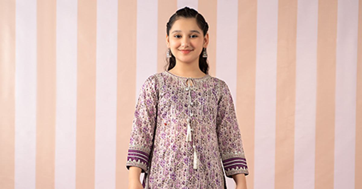 Maria B | 3 Piece Embroidered Lawn Suit | MKD-EF25-27 - Libasekhas