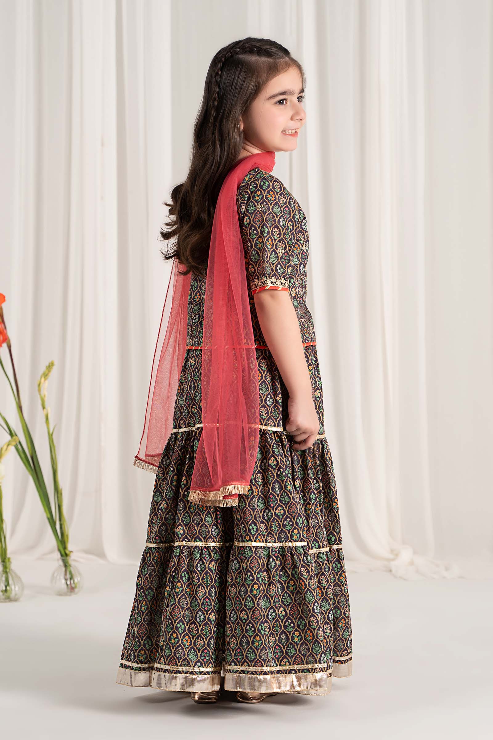 Maria B | 3 Piece Printed Lawn Suit | MKD-EF25-30 - Libasekhas