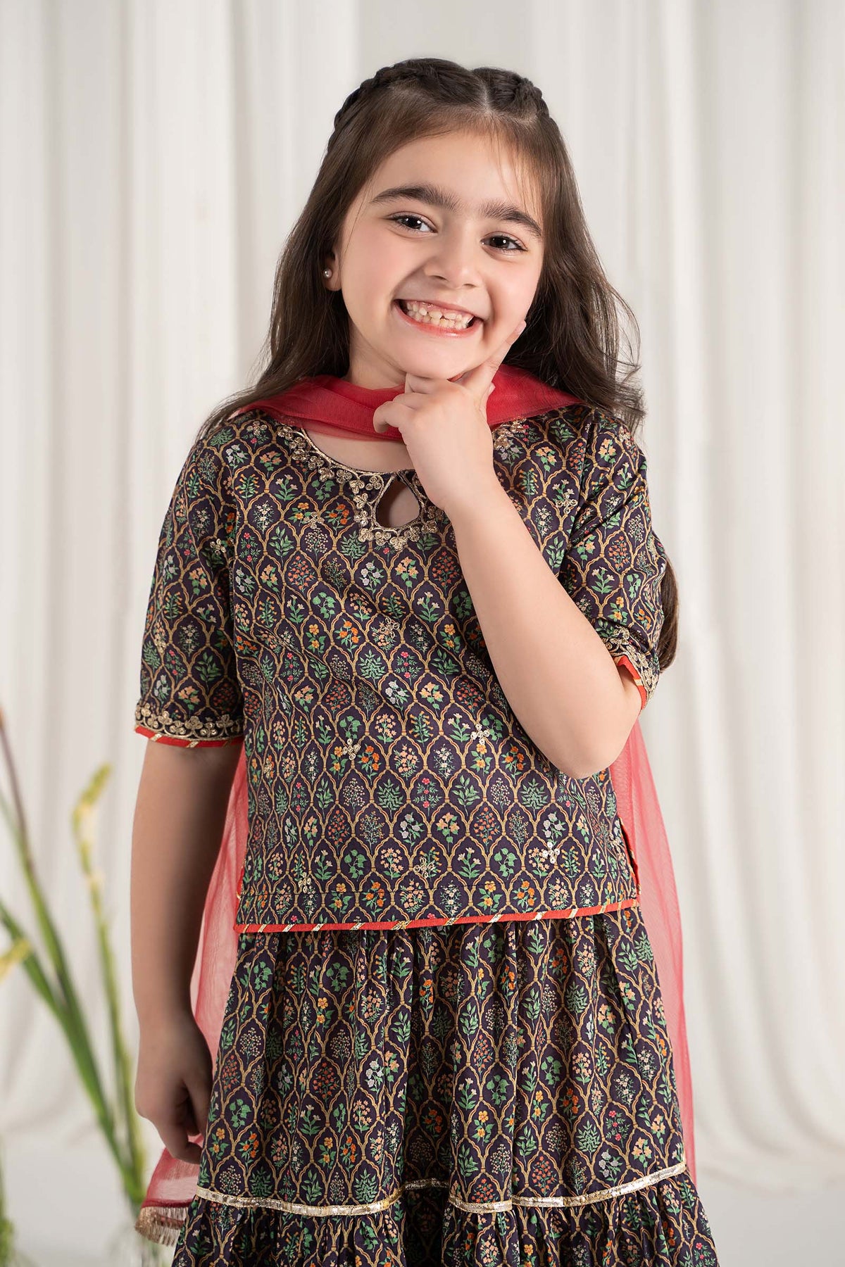 Maria B | 3 Piece Printed Lawn Suit | MKD-EF25-30 - Libasekhas
