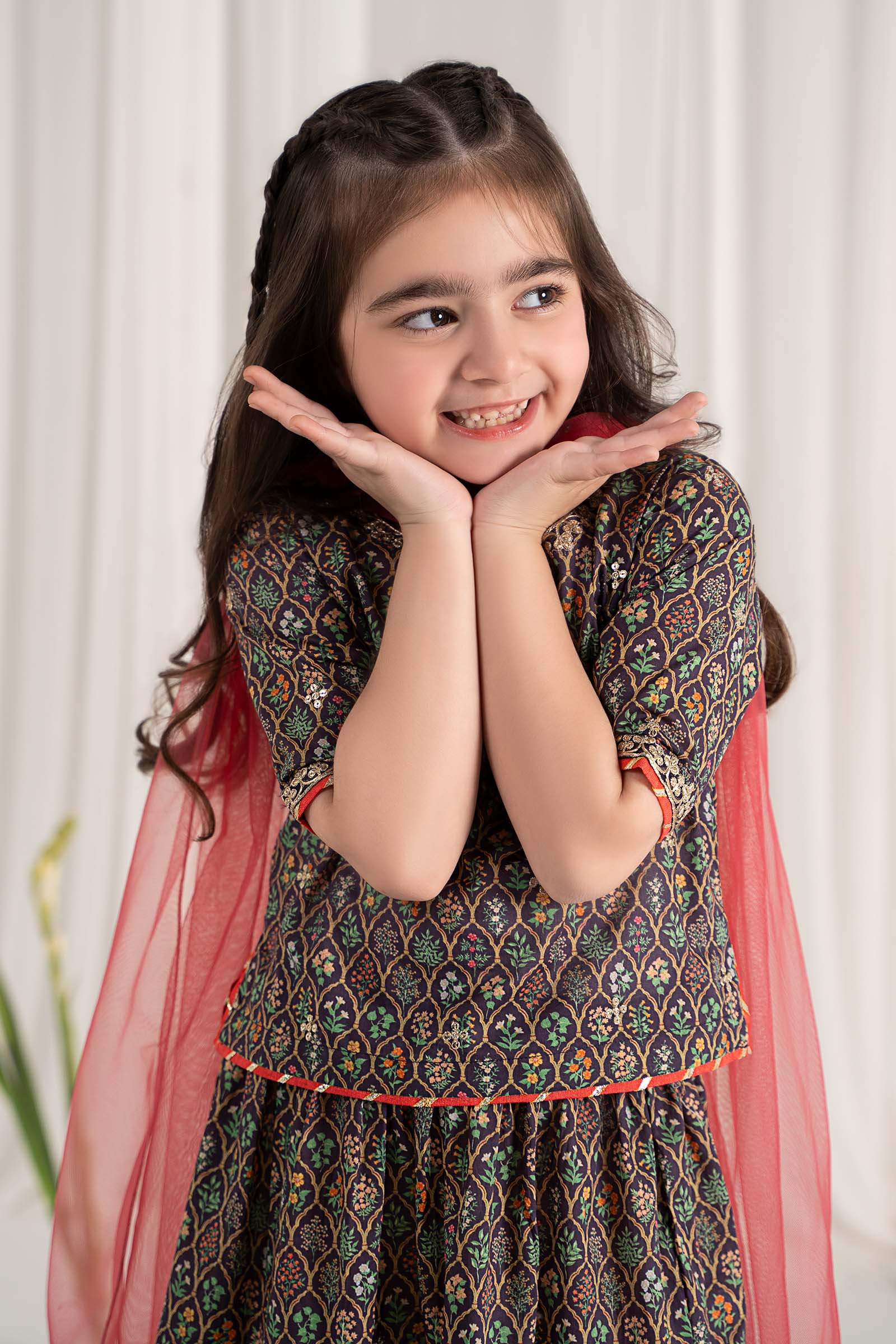 Maria B | 3 Piece Printed Lawn Suit | MKD-EF25-30 - Libasekhas