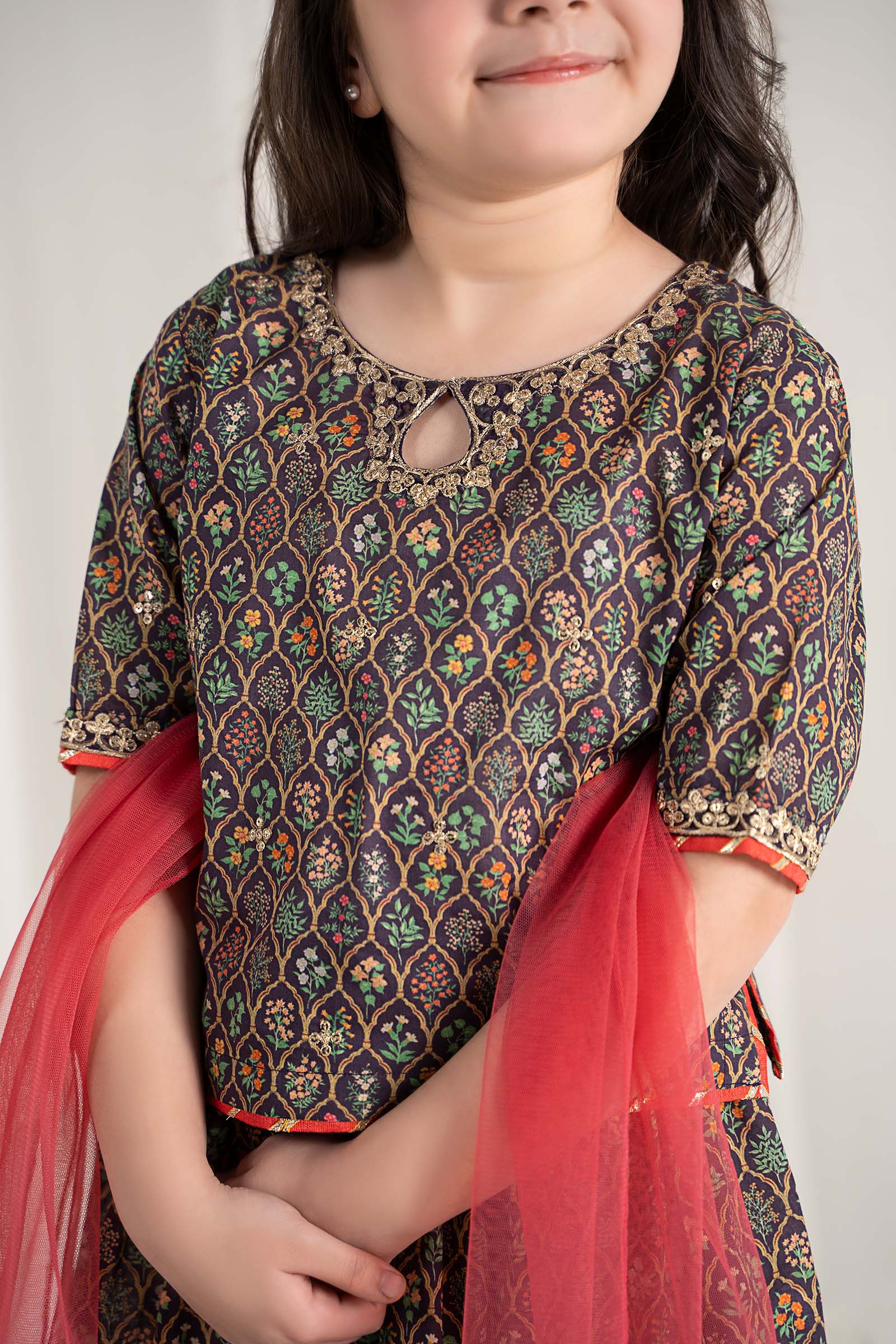 Maria B | 3 Piece Printed Lawn Suit | MKD-EF25-30 - Libasekhas