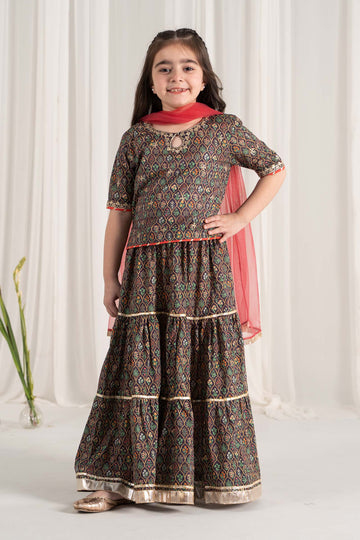 Maria B | 3 Piece Printed Lawn Suit | MKD-EF25-30 - House Of Zarish