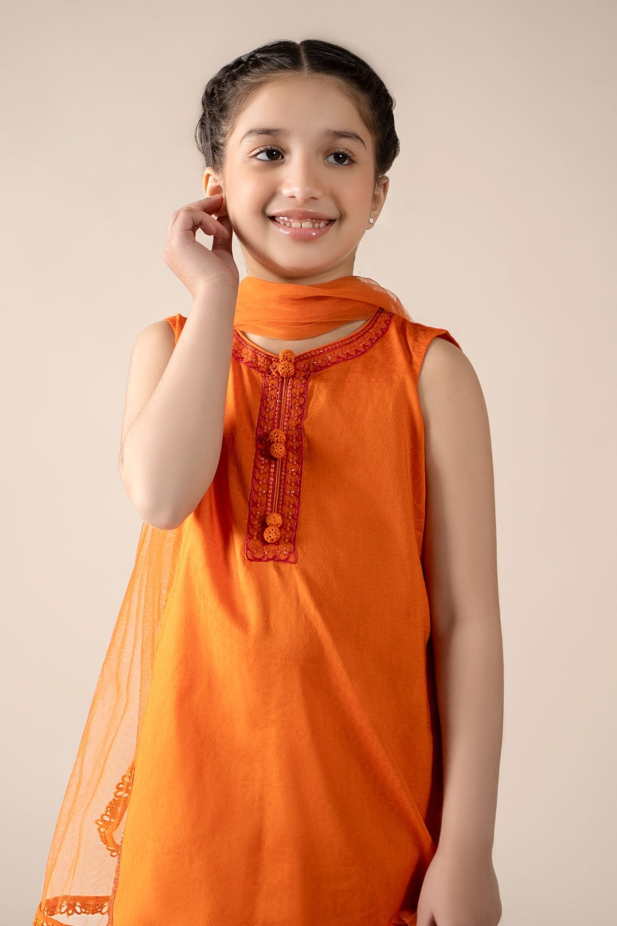 Maria B | 3 Piece Embroidered Dobby Lawn Suit | MKD-EF25-54 - Libasekhas