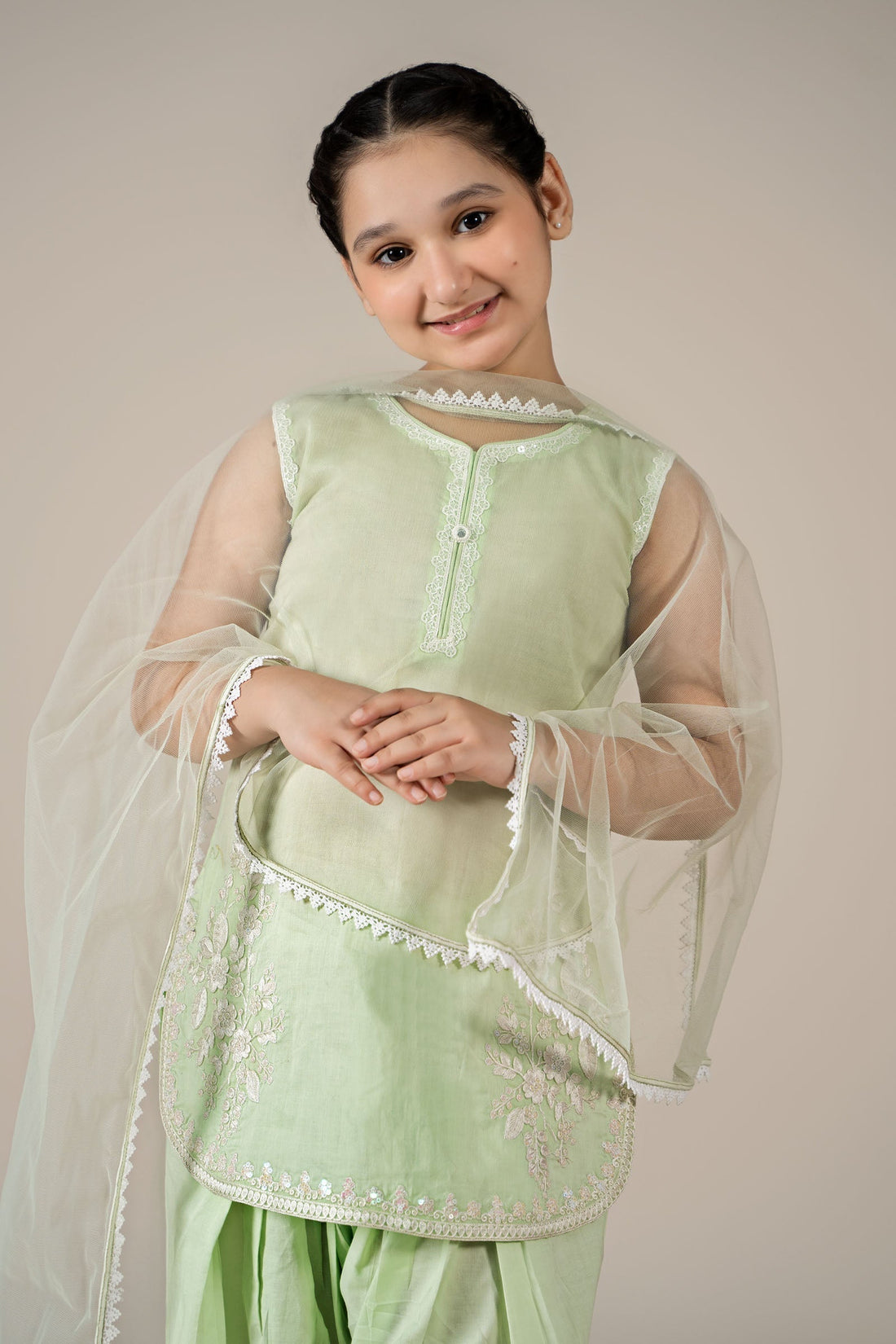 Maria B | 3 Piece Embroidered Lawn Suit | MKD-EF25-60 - House Of Zarish