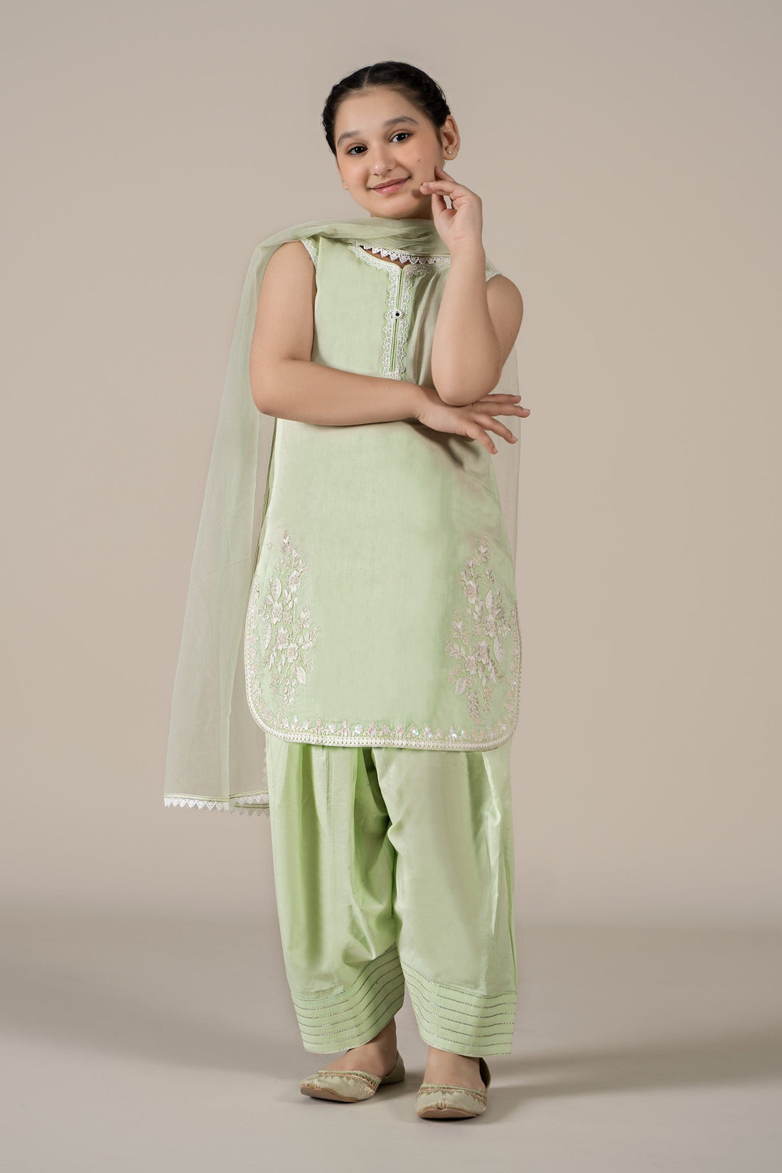 Maria B | 3 Piece Embroidered Lawn Suit | MKD-EF25-60 - House Of Zarish