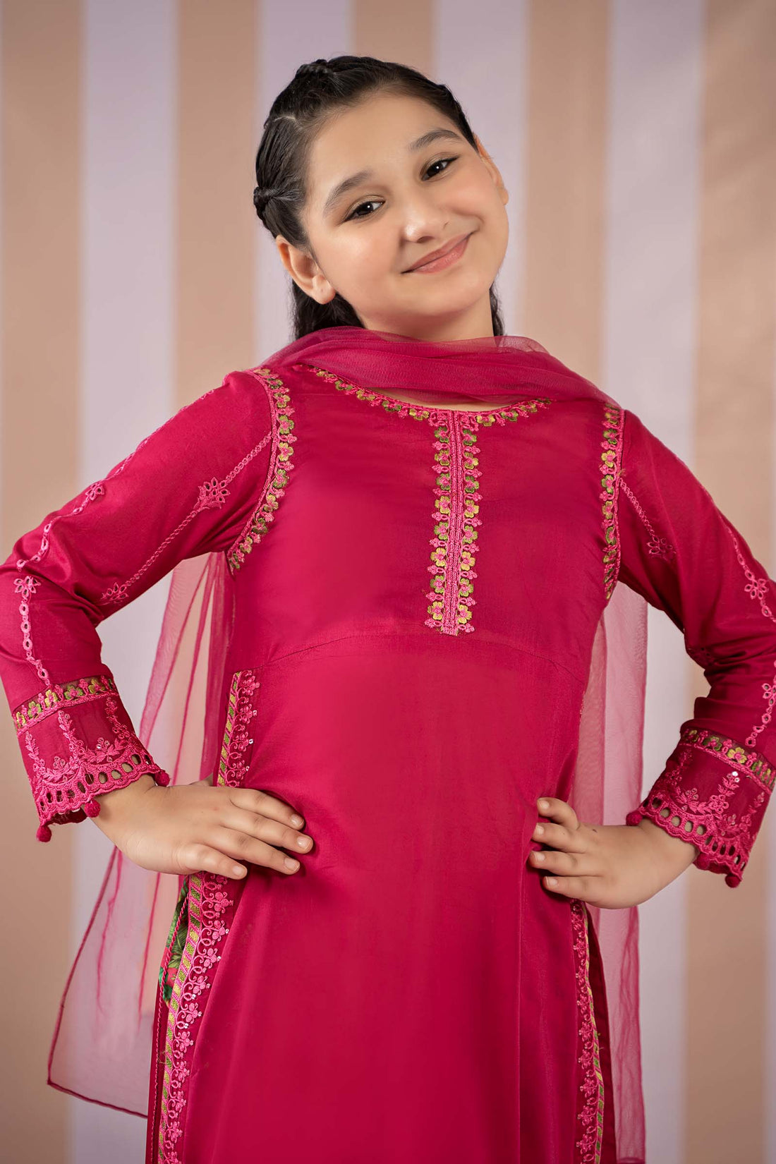 Maria B | 2 Piece Printed Lawn Suit | MKD-EF25-67 - House Of Zarish