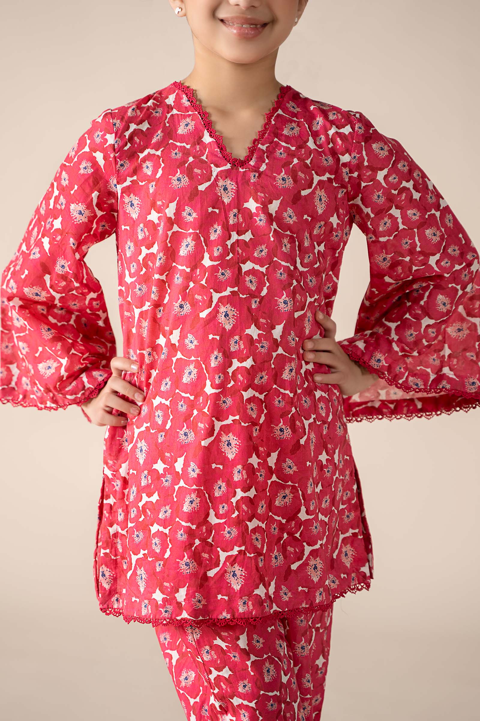 Maria B | 2 Piece Printed Lawn Suit | MKD-EF25-69 - Libasekhas