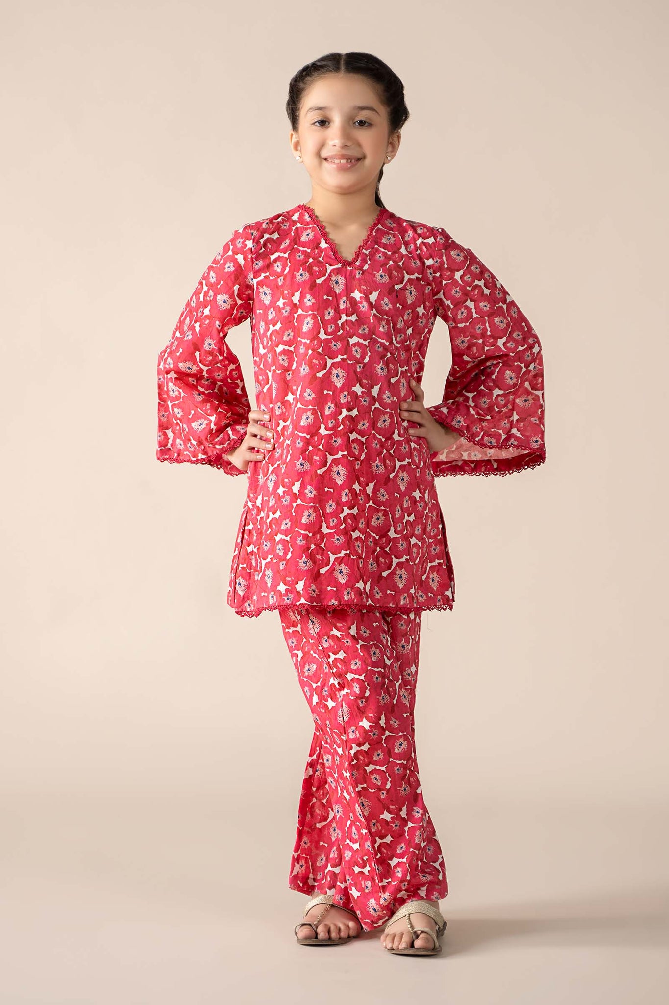 Maria B | 2 Piece Printed Lawn Suit | MKD-EF25-69 - House Of Zarish