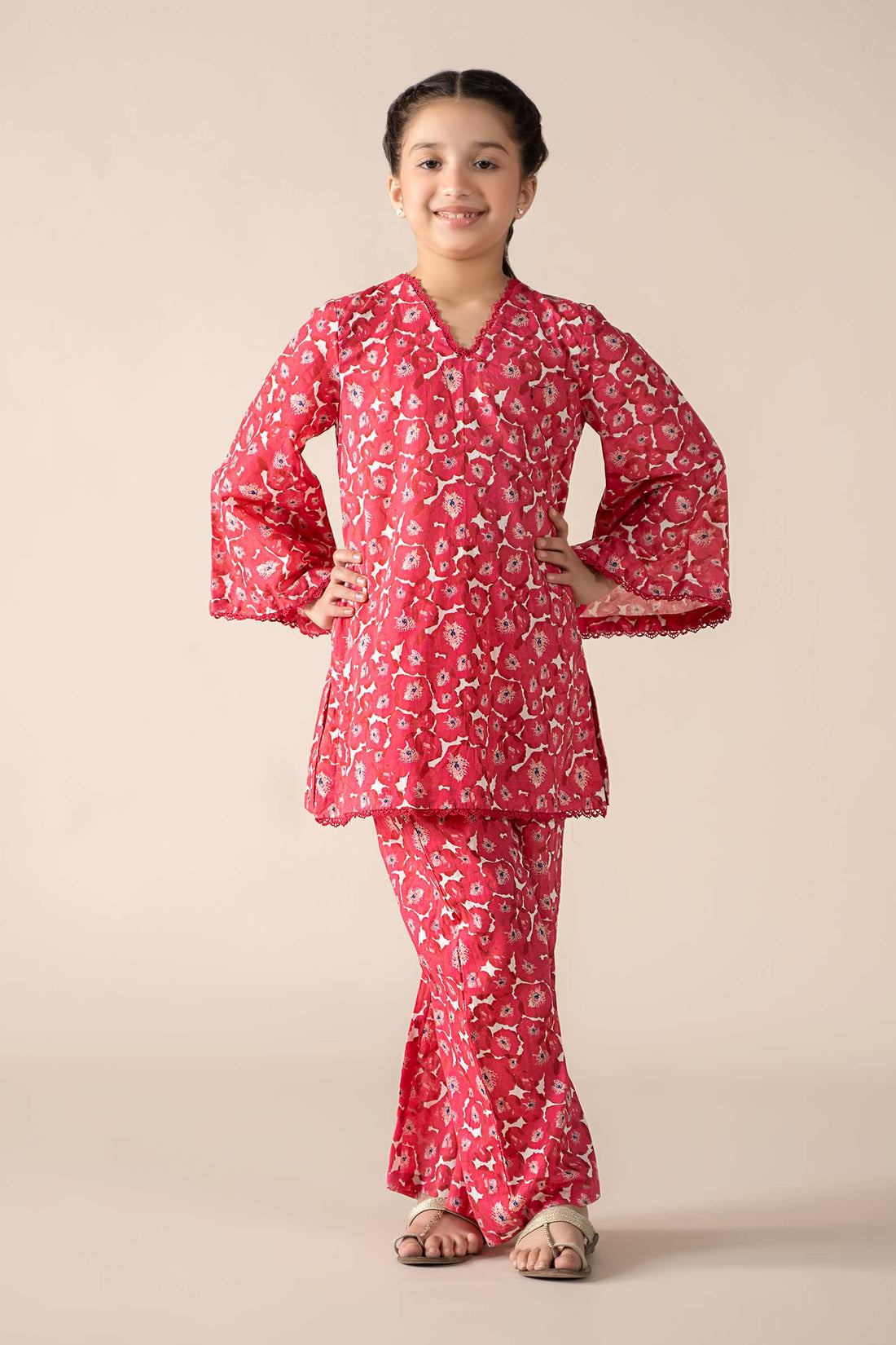 Maria B | 2 Piece Printed Lawn Suit | MKD-EF25-69 - House Of Zarish