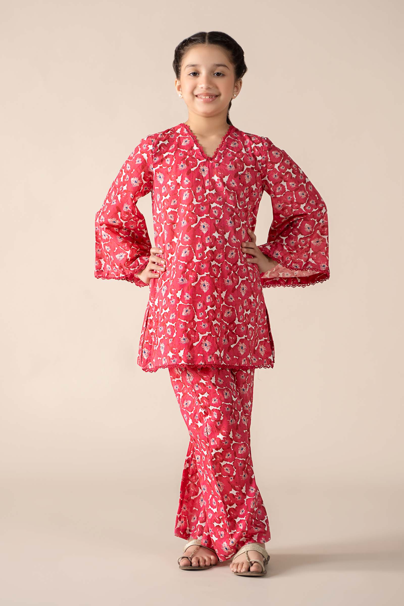 Maria B | 2 Piece Printed Lawn Suit | MKD-EF25-69 - House Of Zarish