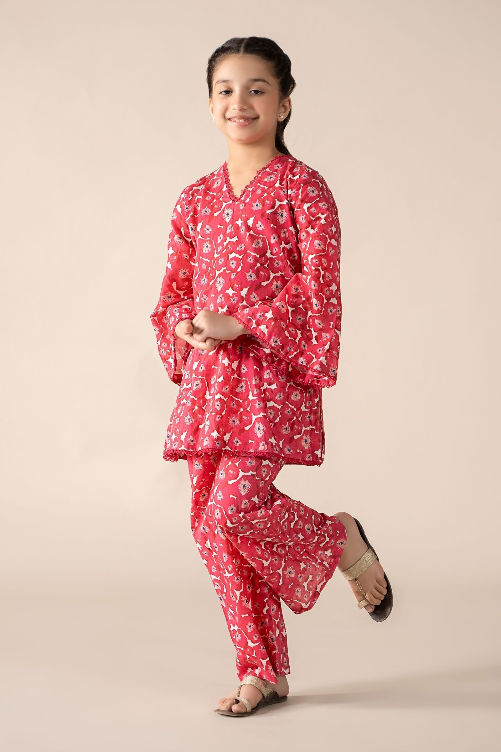 Maria B | 2 Piece Printed Lawn Suit | MKD-EF25-69 - House Of Zarish