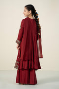 Maria B | 3 Piece Embroidered Linen Suit | MKD-W24-02 - Libasekhas