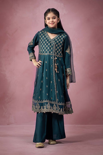 Maria B | 3 Piece Embroidered Linen Suit | MKD-W24-02 - Libasekhas
