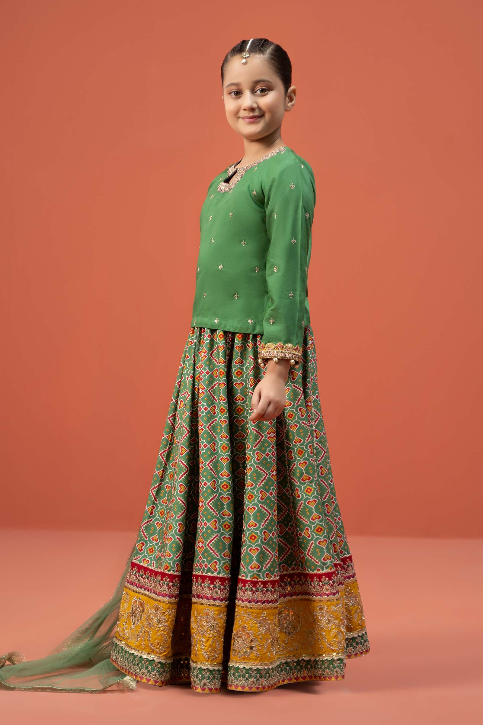 Maria B | 3 Piece Embroidered Linen Suit | MKD-W24-04 - Libasekhas