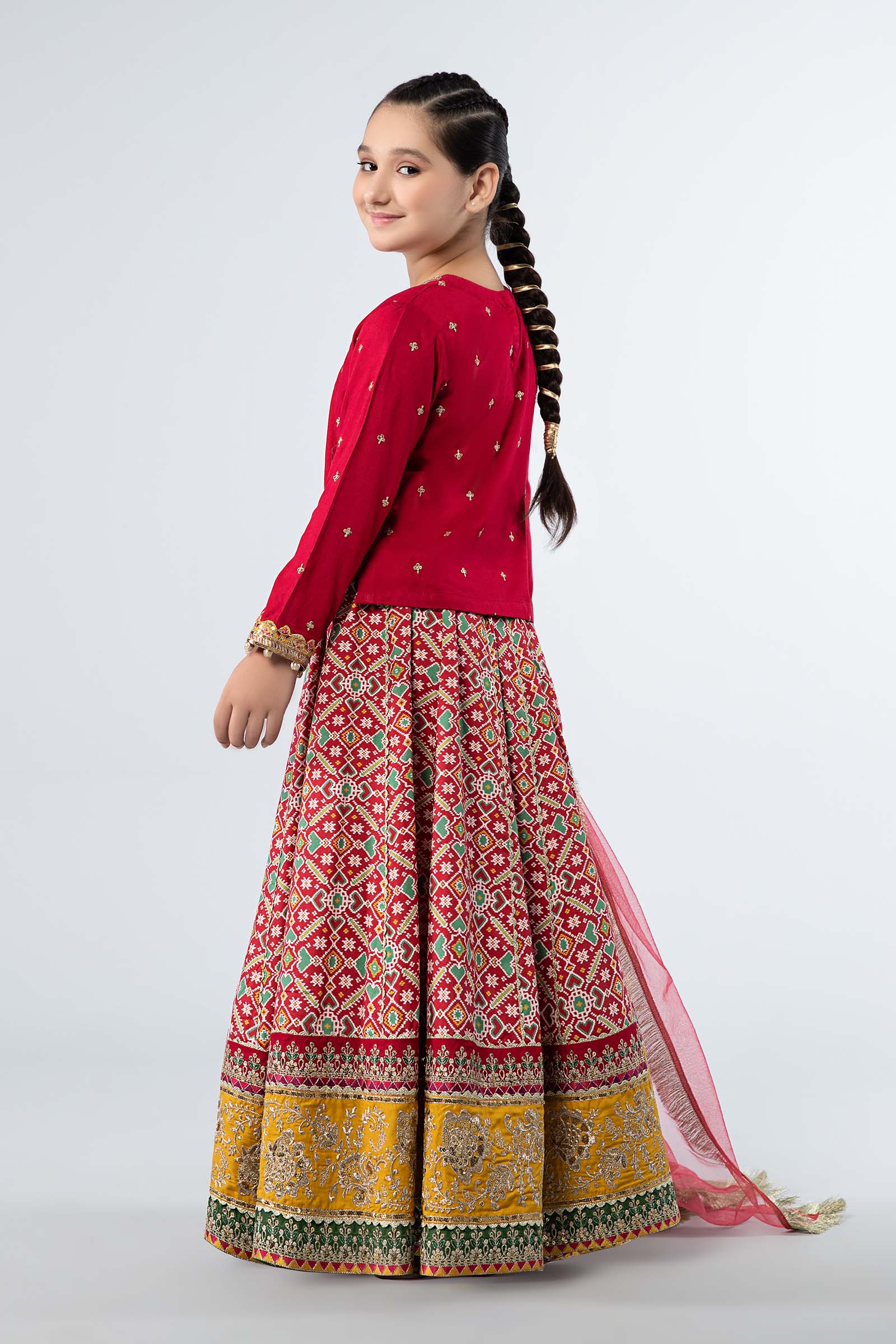 Maria B | 3 Piece Embroidered Linen Suit | MKD-W24-04 - House Of Zarish