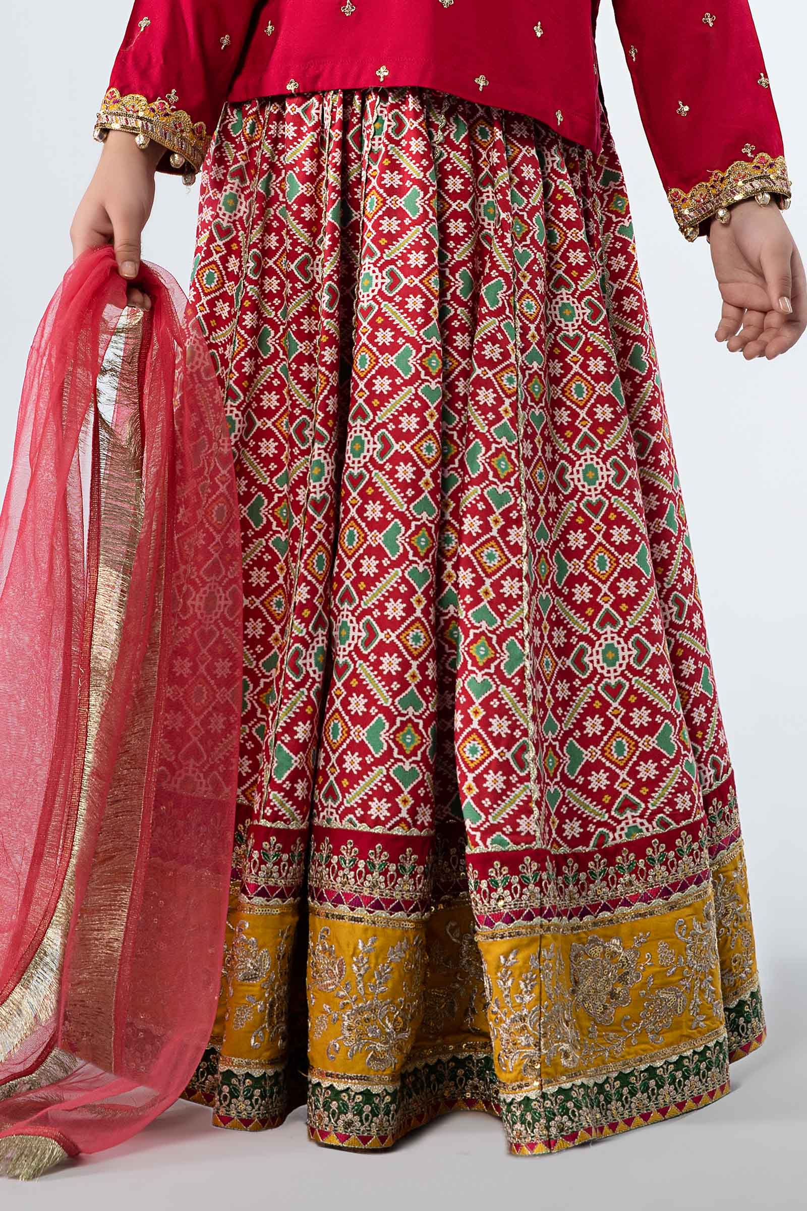 Maria B | 3 Piece Embroidered Linen Suit | MKD-W24-04 - House Of Zarish