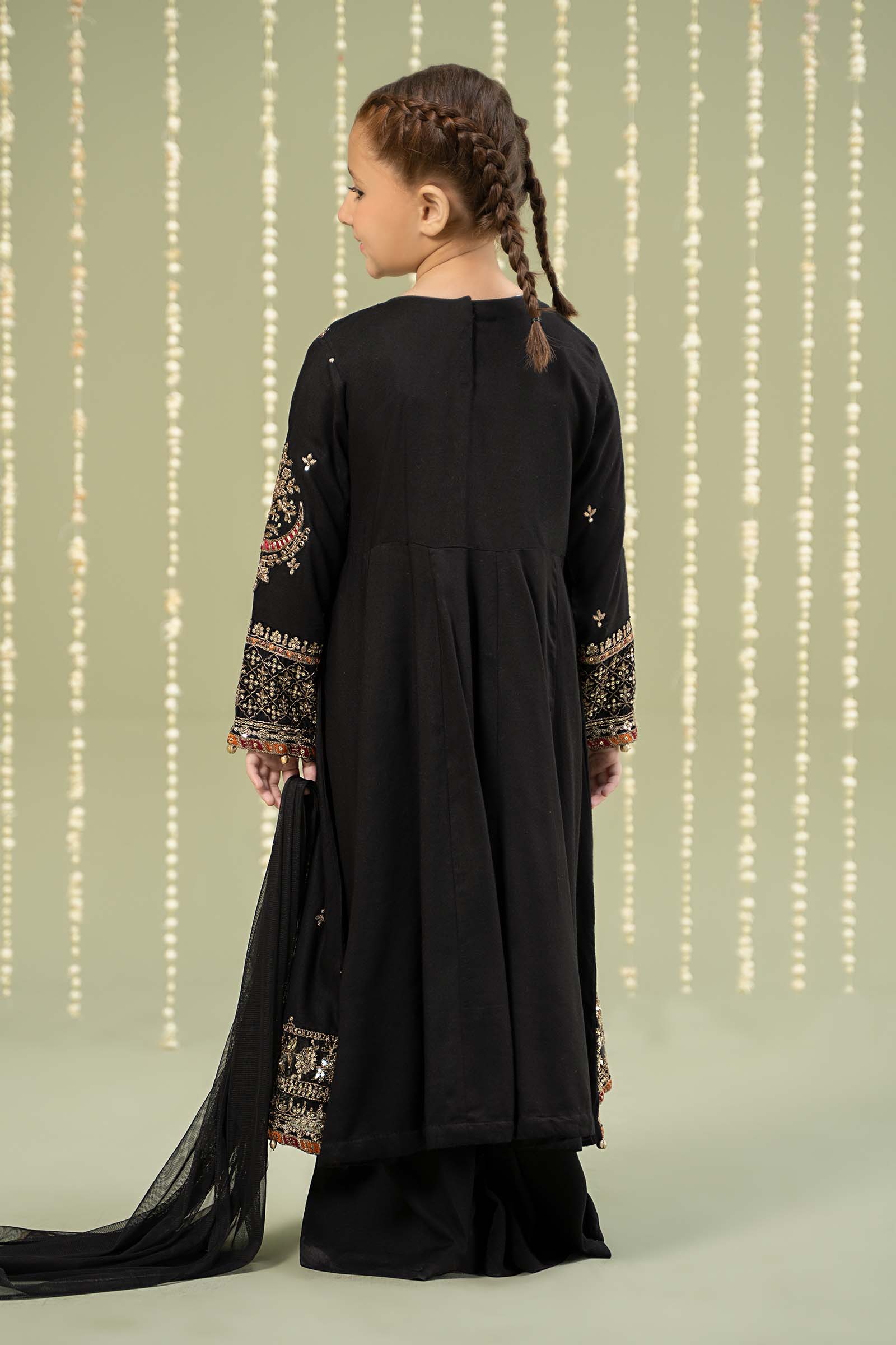 Maria B | 3 Piece Embroidered Linen Suit | MKD-W24-07 - Libasekhas
