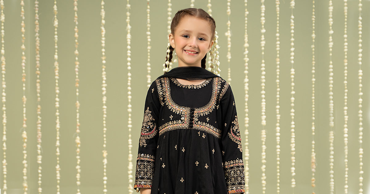 Maria B | 3 Piece Embroidered Linen Suit | MKD-W24-07 - Libasekhas