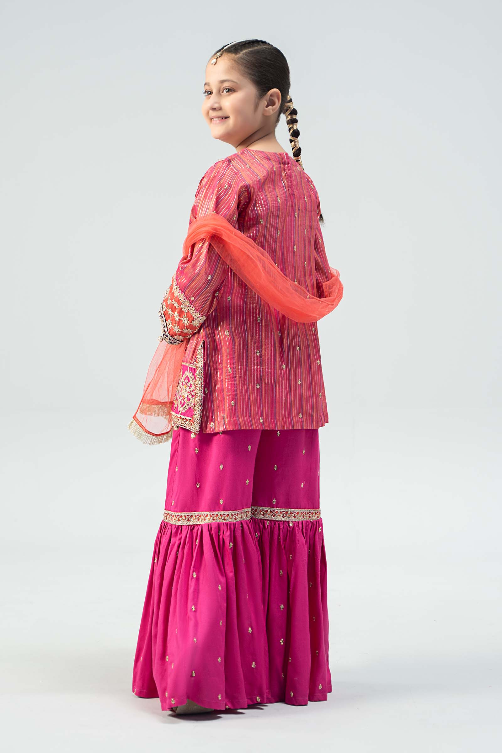 Maria B | 3 Piece Embroidered Suit | MKD-W24-11 - House Of Zarish