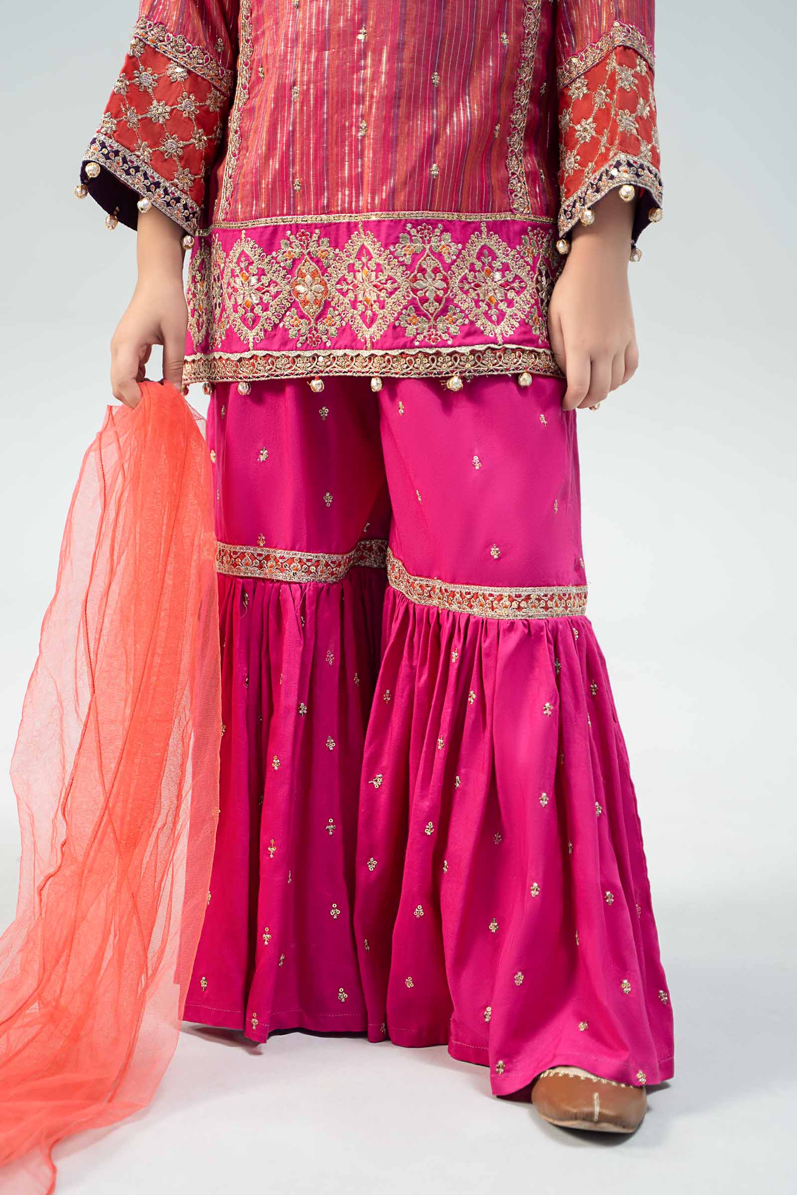 Maria B | 3 Piece Embroidered Suit | MKD-W24-11 - Libasekhas