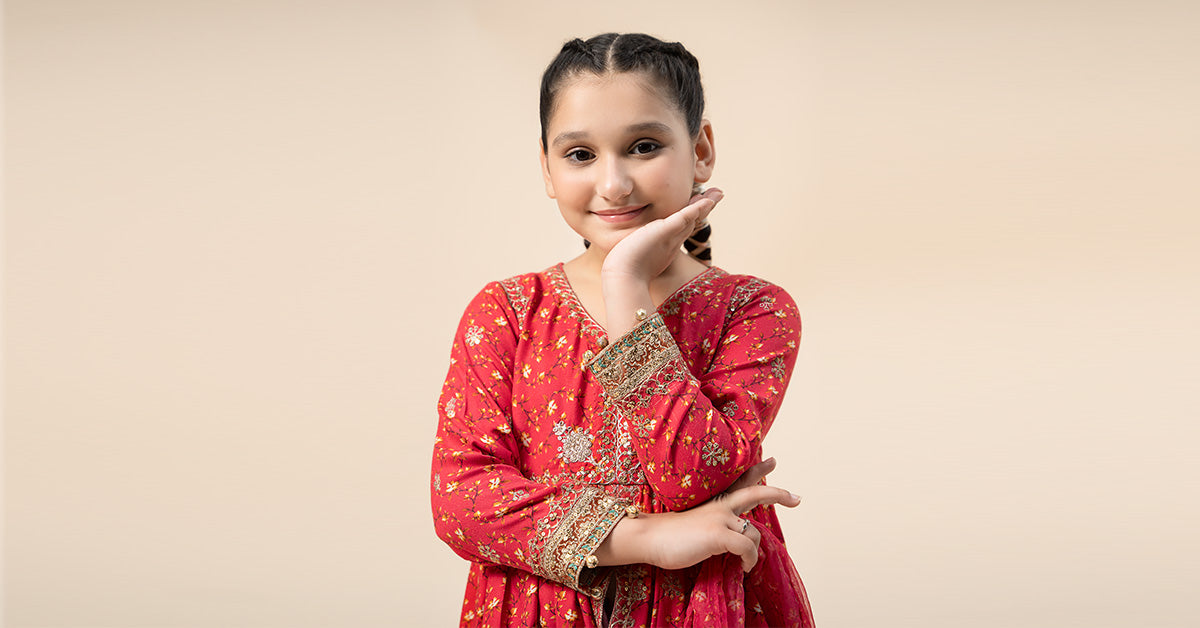 Maria B | 3 Piece Embroidered Marina Twill Suit | MKD-W24-12 - House Of Zarish