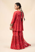 Maria B | 3 Piece Embroidered Marina Twill Suit | MKD-W24-12 - House Of Zarish