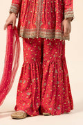 Maria B | 3 Piece Embroidered Marina Twill Suit | MKD-W24-12 - Libasekhas