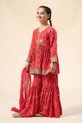 Maria B | 3 Piece Embroidered Marina Twill Suit | MKD-W24-12 - Libasekhas