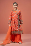 Maria B | 3 Piece Printed Linen Suit | MKD-W24-16 - House Of Zarish