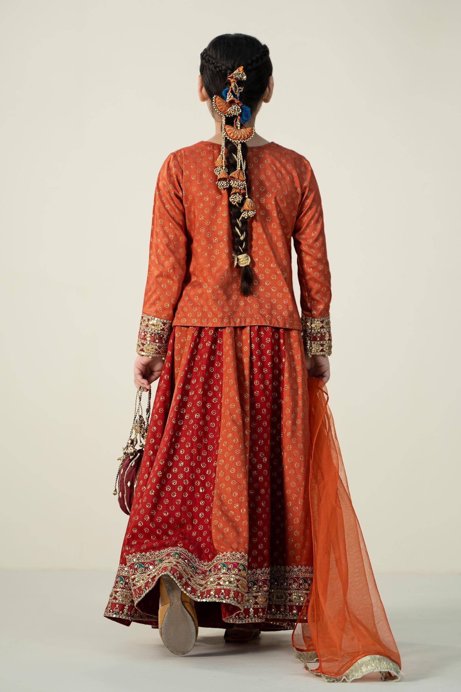 Maria B | 3 Piece Printed Linen Suit | MKD-W24-20 - Libasekhas